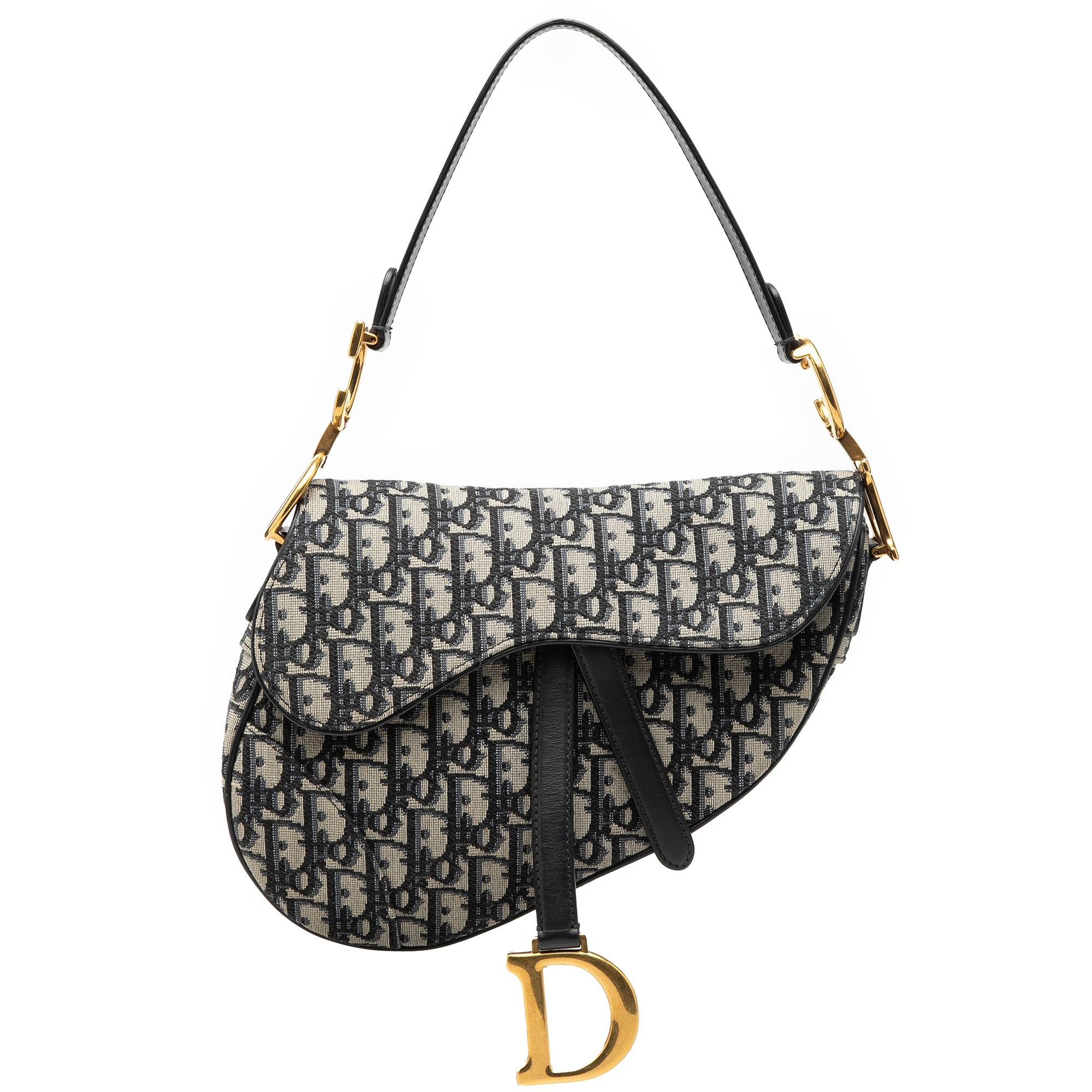 Dior Oblique Canvas Saddle Bag Size ONE SIZE - 1 Thumbnail