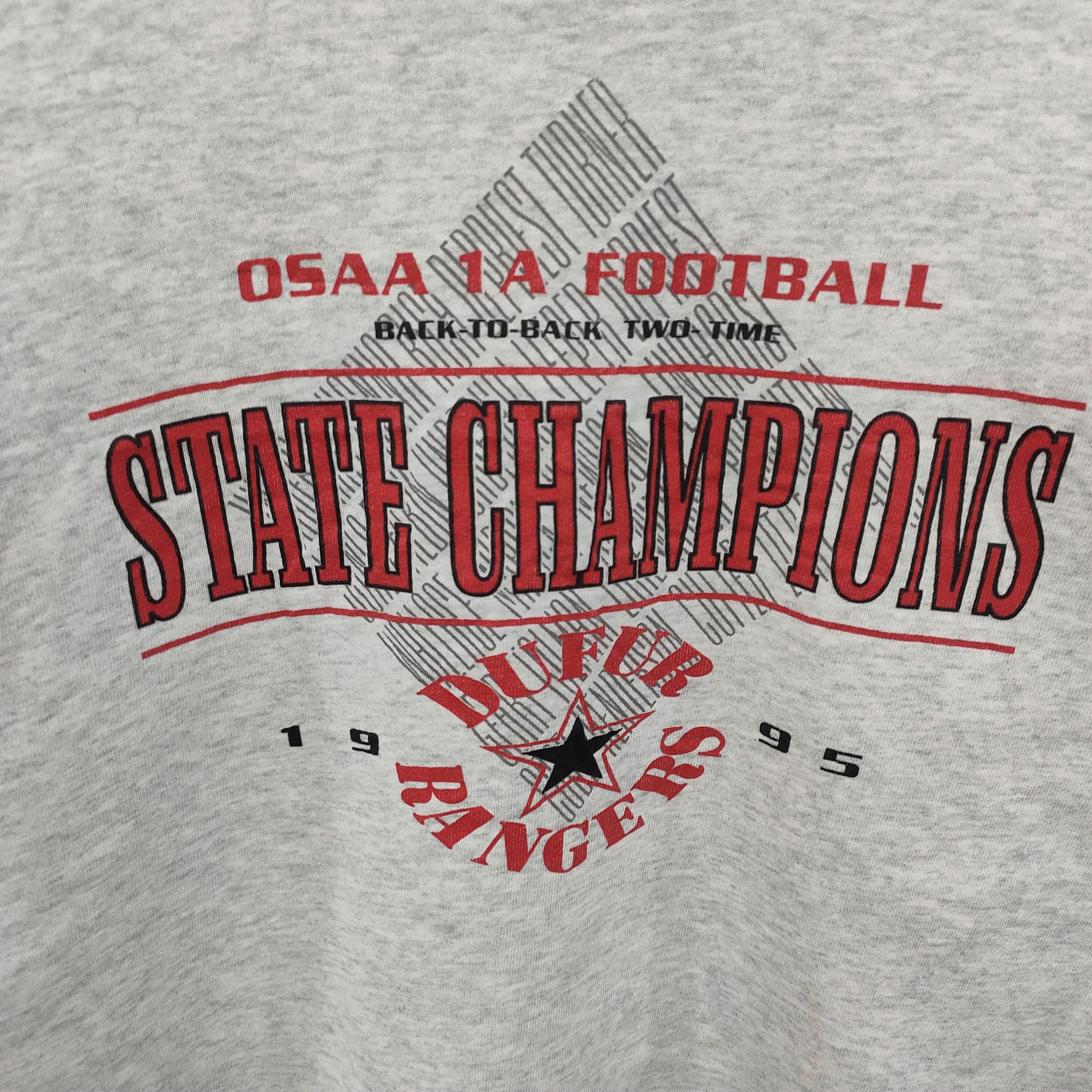 Fruit Of The Loom × Vintage 90s Dufur Rangers Football Vintage OSAA Football Stat Size US M / EU 48-50 / 2 - 7 Thumbnail