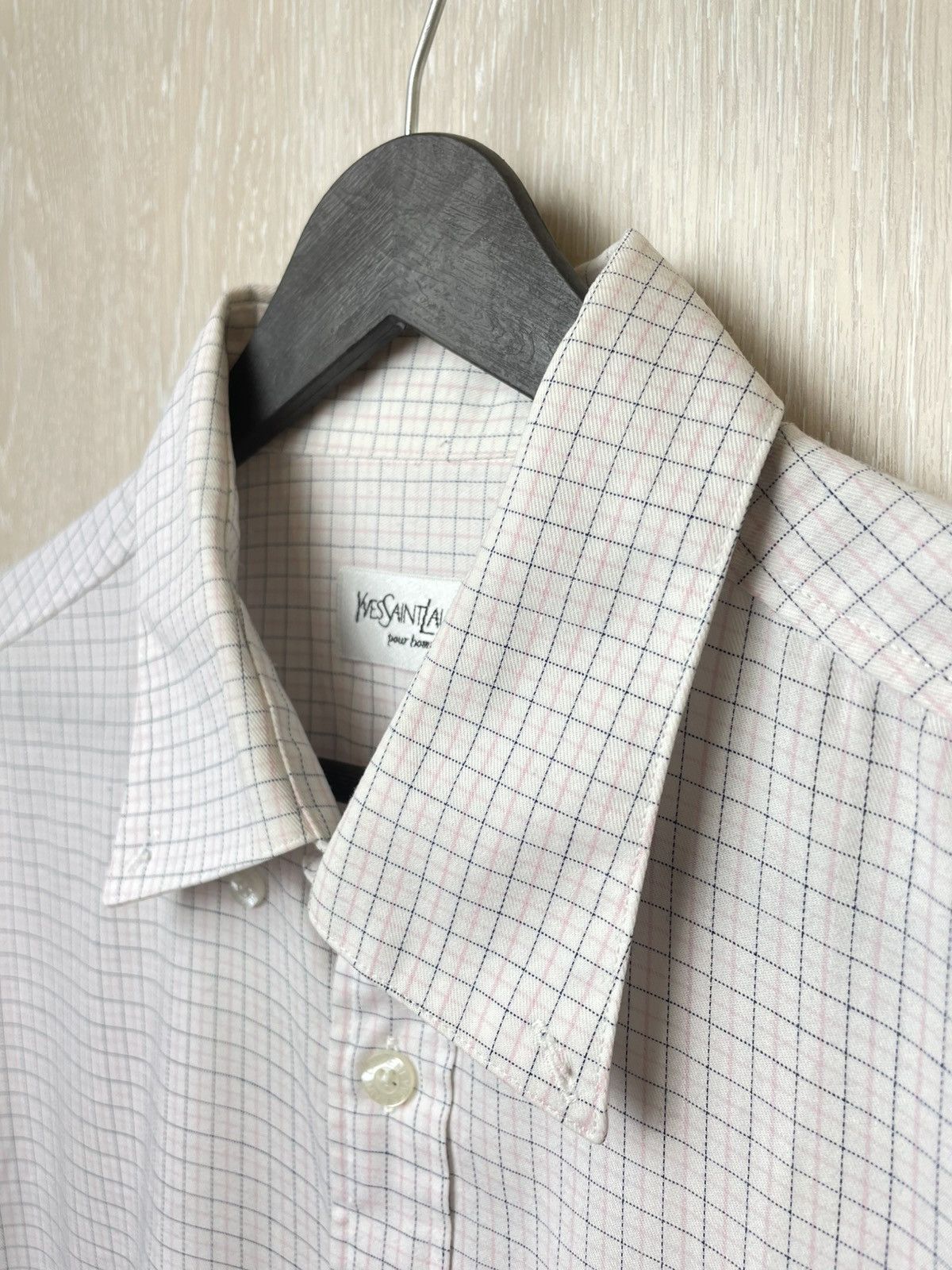 Yves Saint Laurent Vintage YSL Yves Saint Laurent Shirt Button Up Size US L / EU 52-54 / 3 - 4 Thumbnail