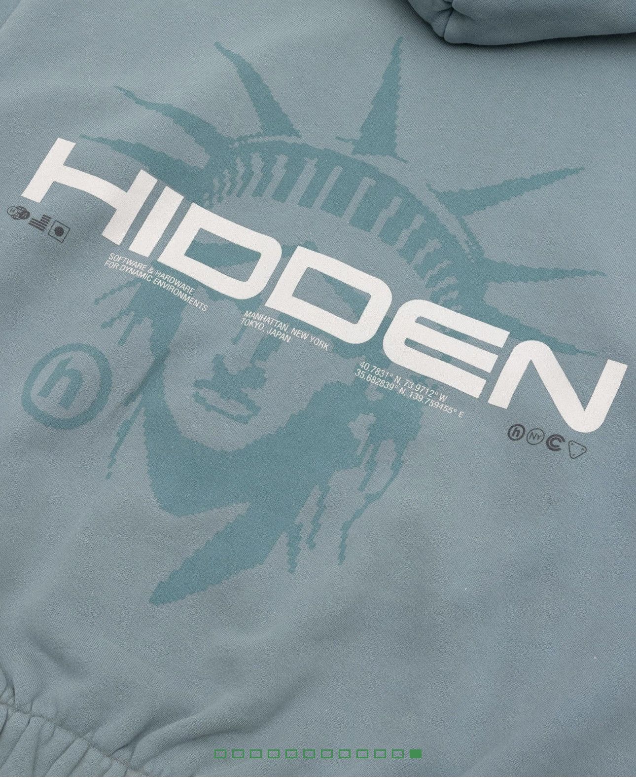 HIDDEN Hidden NY Liberty Zip Reversible Hoodie Size US M / EU 48-50 / 2 - 14 Thumbnail