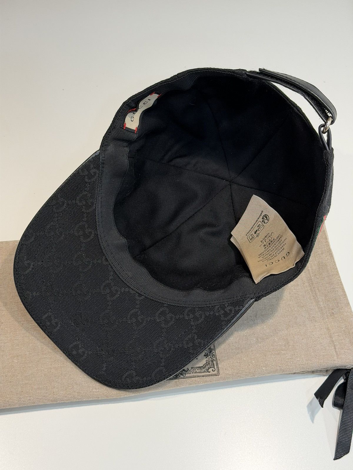 Gucci GUCCI GG Monogram Web Baseball Cap Demna Nettspend Tom Ford Size ONE SIZE - 11 Thumbnail
