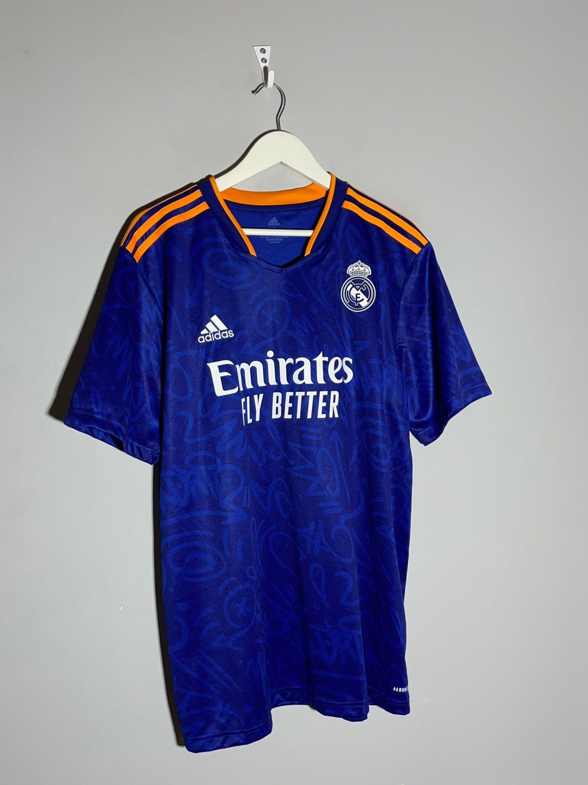 Adidas #20 Vinicius Junior Real Madrid Adidas 2021/22 Away Jersey Size US XL / EU 56 / 4 - 3 Thumbnail
