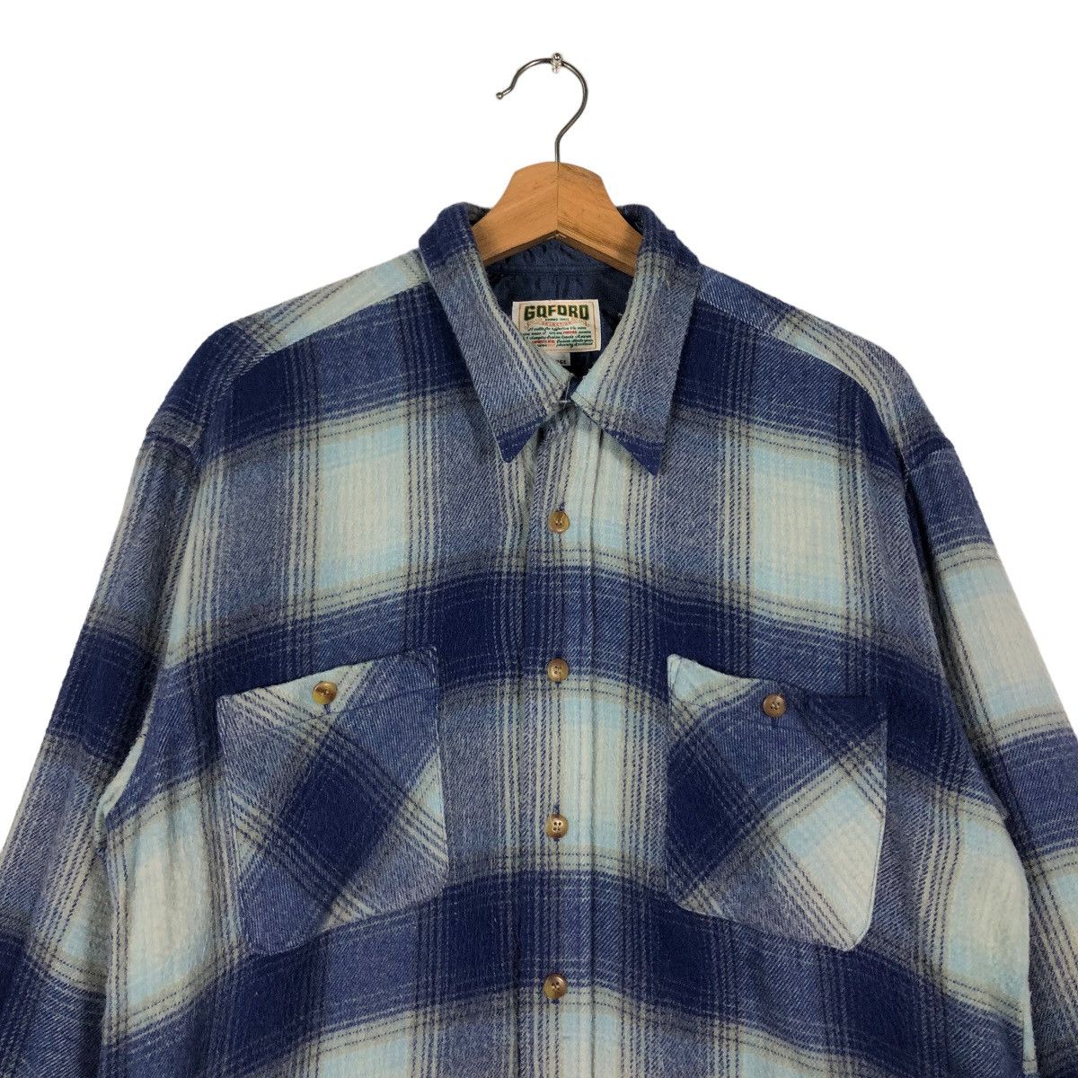 Flannel 🔥90’s Flannel Wool Jacket GqFord Japan Issey Miyake Size US L / EU 52-54 / 3 - 3 Thumbnail