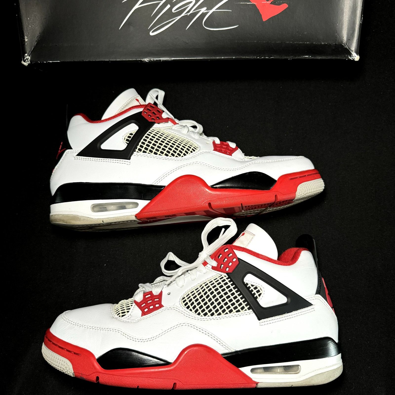 Jordan Brand × Nike Size 11 Nike Air Jordan 4 Retro OG Fire Red 2020 Men's Shoes Size US 11 / EU 44 - 2 Thumbnail