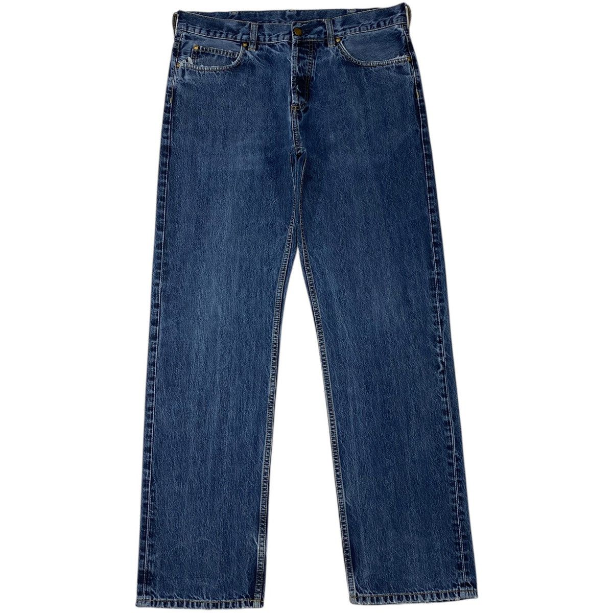 Carhartt 🔥LASTDROP🔥 Carhartt Stonewashed Straight Marlow Jeans Pants Size US 33 - 2 Thumbnail