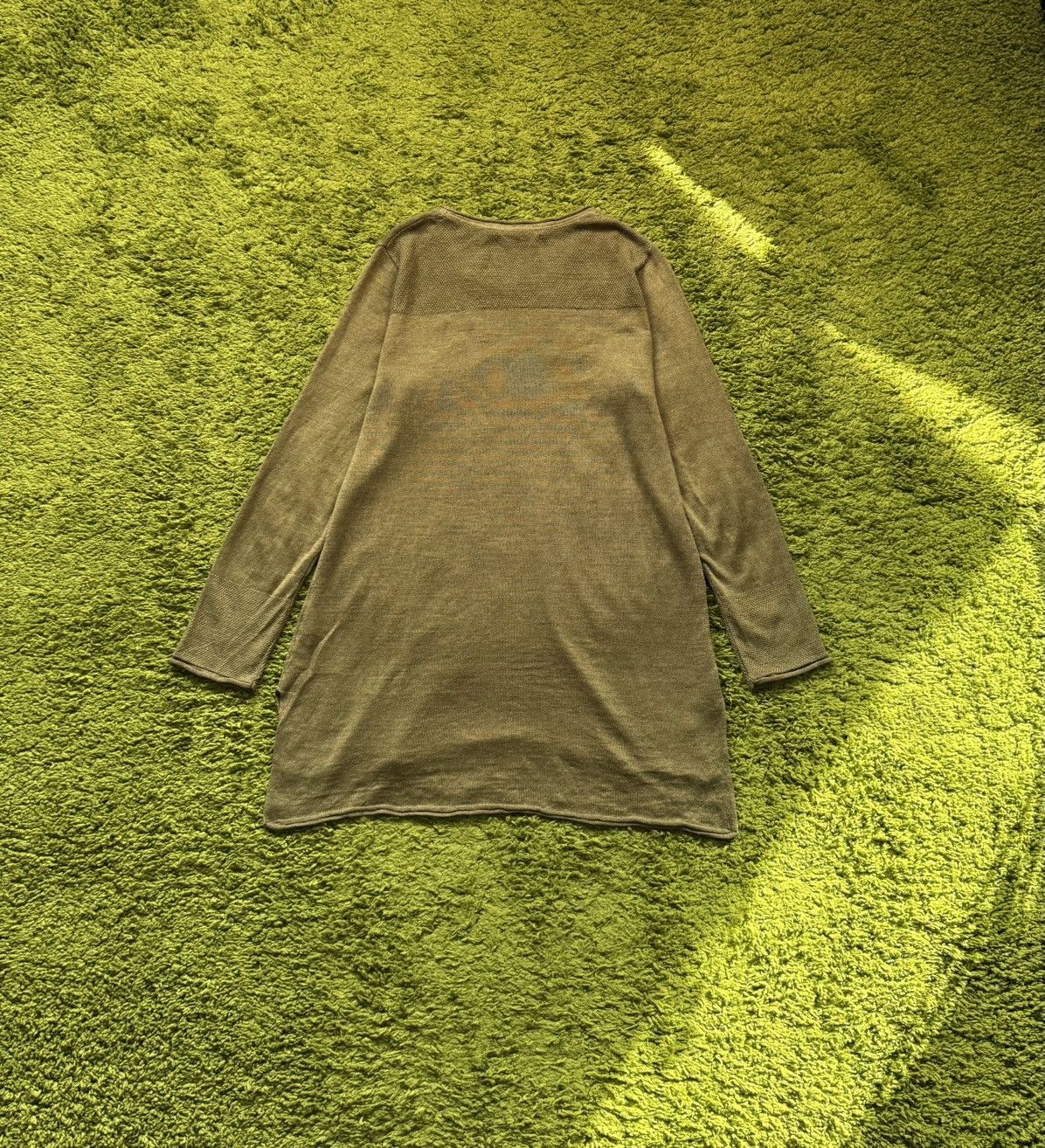 Gudrun Sjoden Gudrun Sjoden 100% wool avant garde khaki tunic sweater Size S / US 4 / IT 40 - 2 Thumbnail