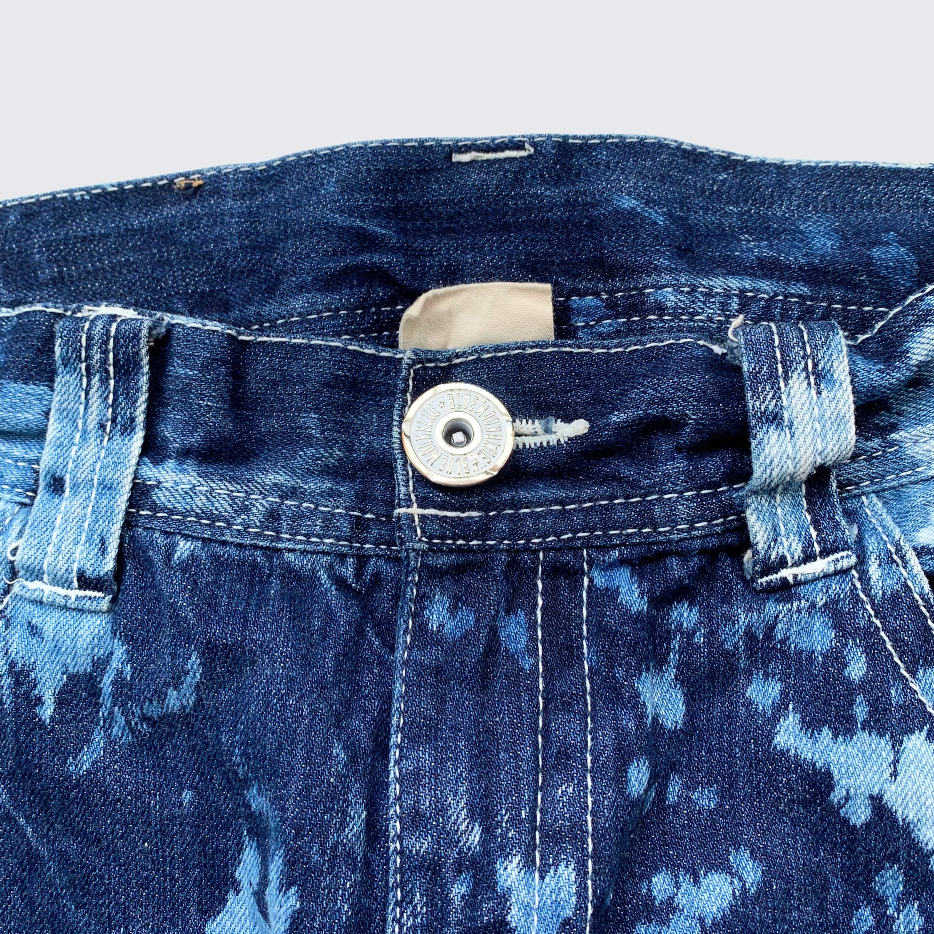 Japanese Brand Grunge 1990s Blue Moon Jeans Japan Hysteric Denim Pants Size 27" / US 4 / IT 40 - 3 Thumbnail