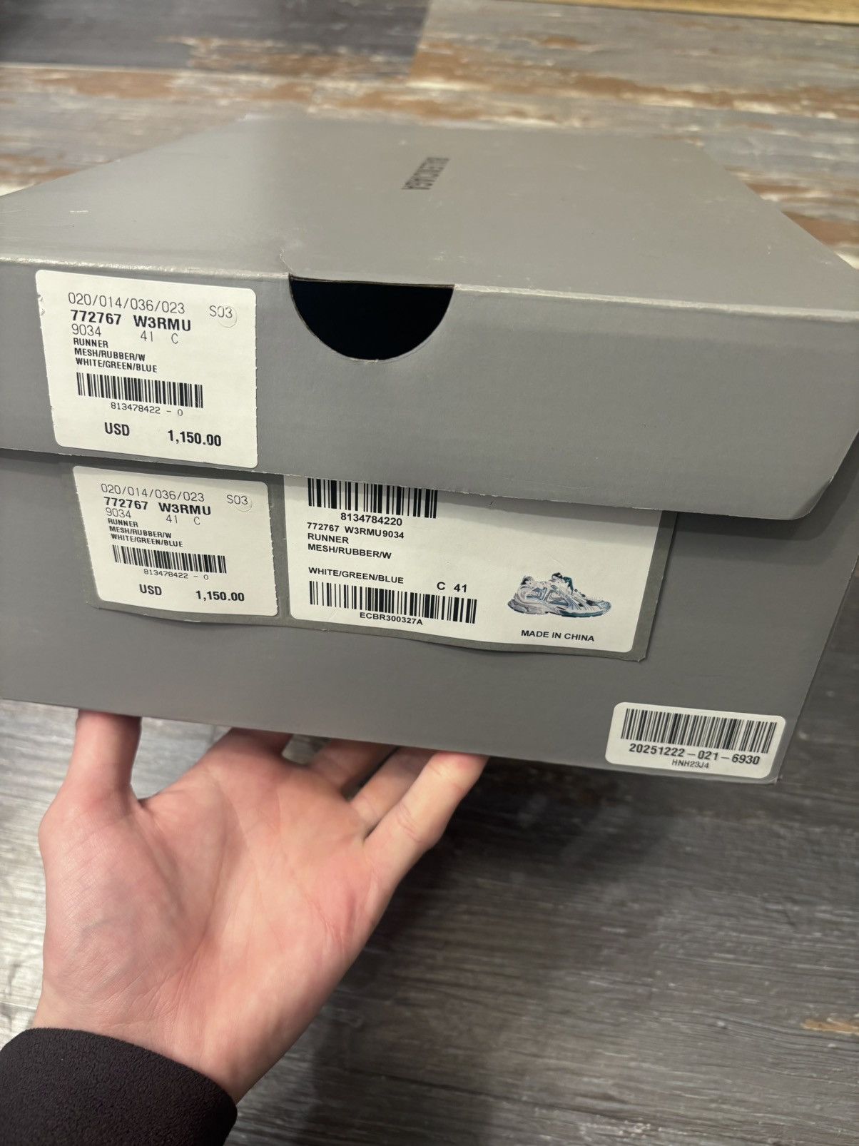 Balenciaga Balenciaga Runner Teal Blue Size US 9 / EU 42 - 8 Thumbnail