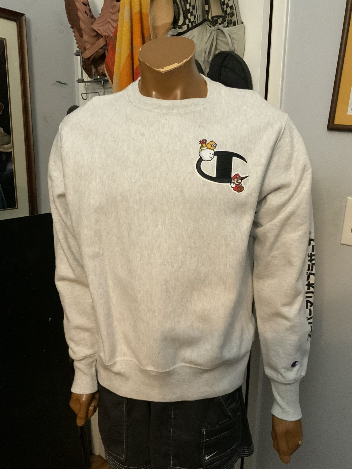 Champion × Nintendo Super Mario Bros Champion Reverse Weave Nintendo Sweatshirt Size US M / EU 48-50 / 2 - 11 Thumbnail