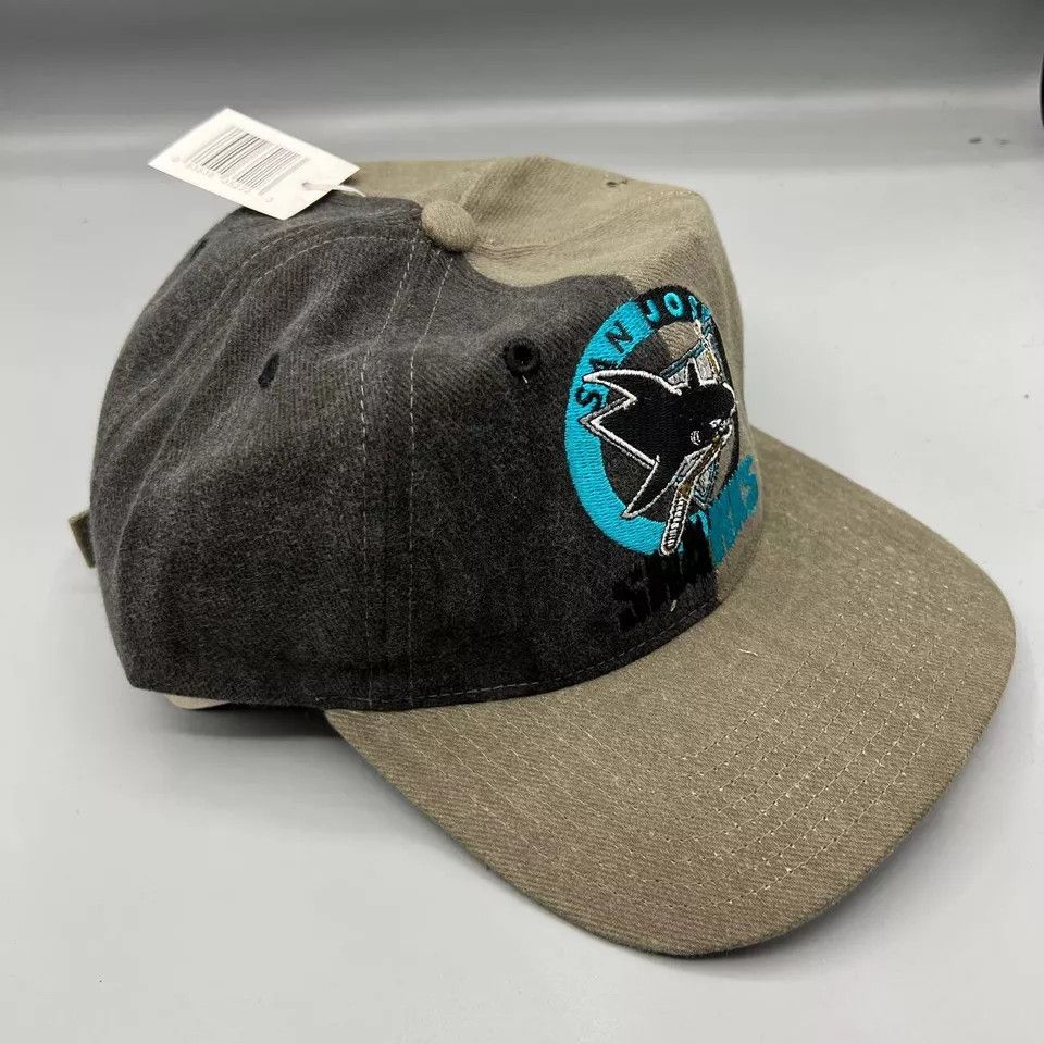 Twins Enterprise Inc. Vintage San Jose Sharks NHL Hat Strapback Cap New Men Size ONE SIZE - 4 Thumbnail