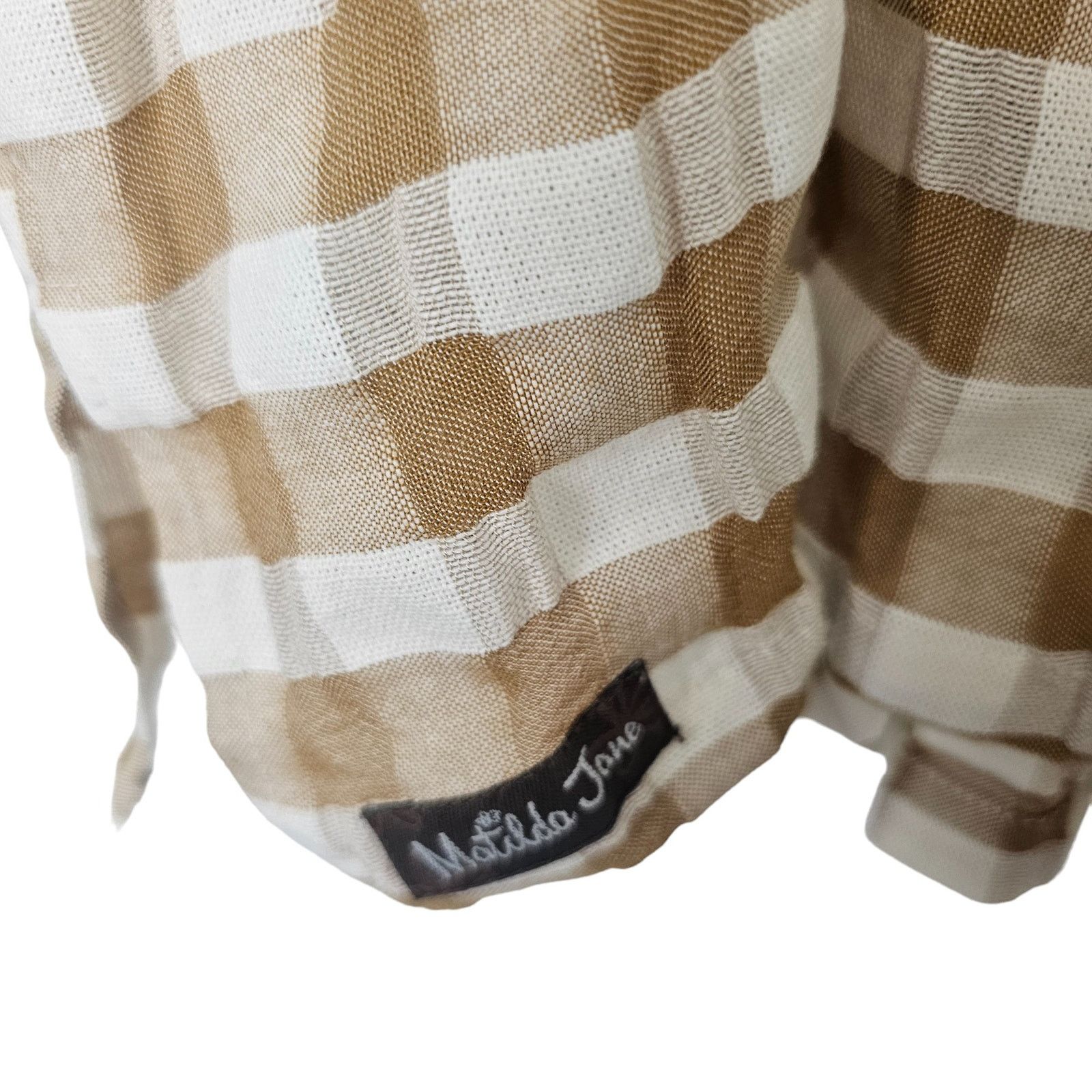 Jane's Addiction Matilda Jane Womens Annabelle Gingham Button Blouse L Preppy Size L / US 10 / IT 46 - 8 Thumbnail