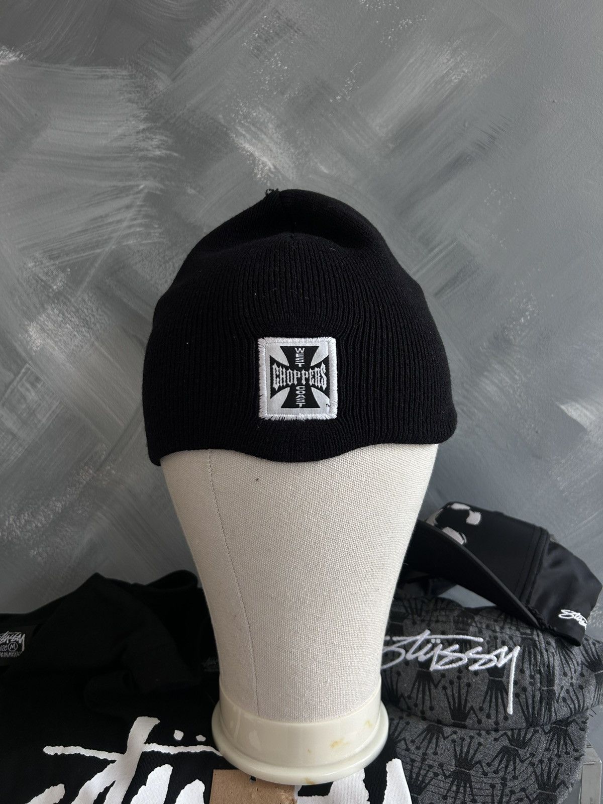 West Coast Choppers West Coast Chopper Embroidery Beanie Size ONE SIZE - 1 Thumbnail
