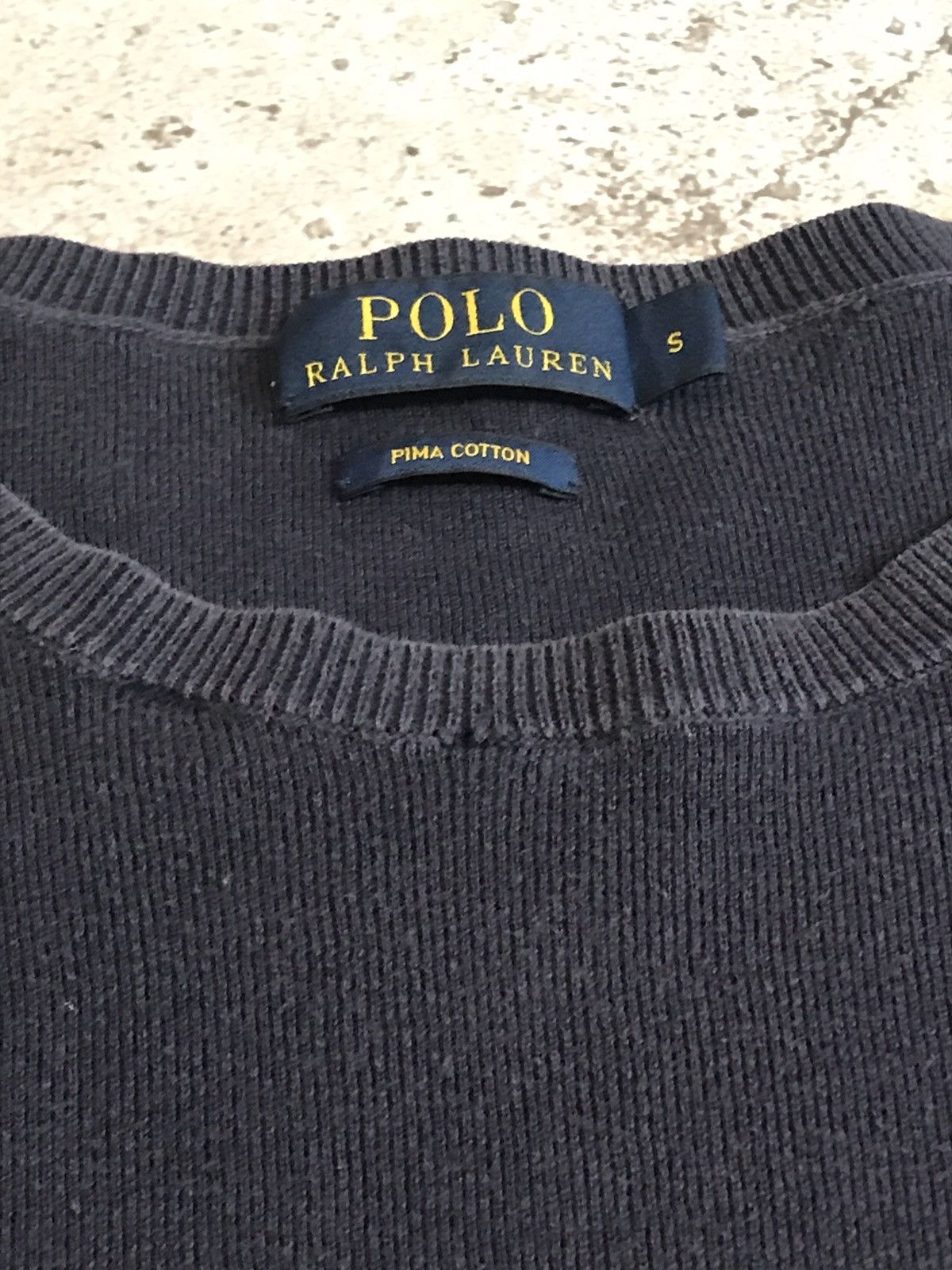 Polo Ralph Lauren × Vintage VINTAGE SWEATER POLO RALPH LAUREN Y2K SMALL LOGO FADED Size US S / EU 44-46 / 1 - 9 Thumbnail