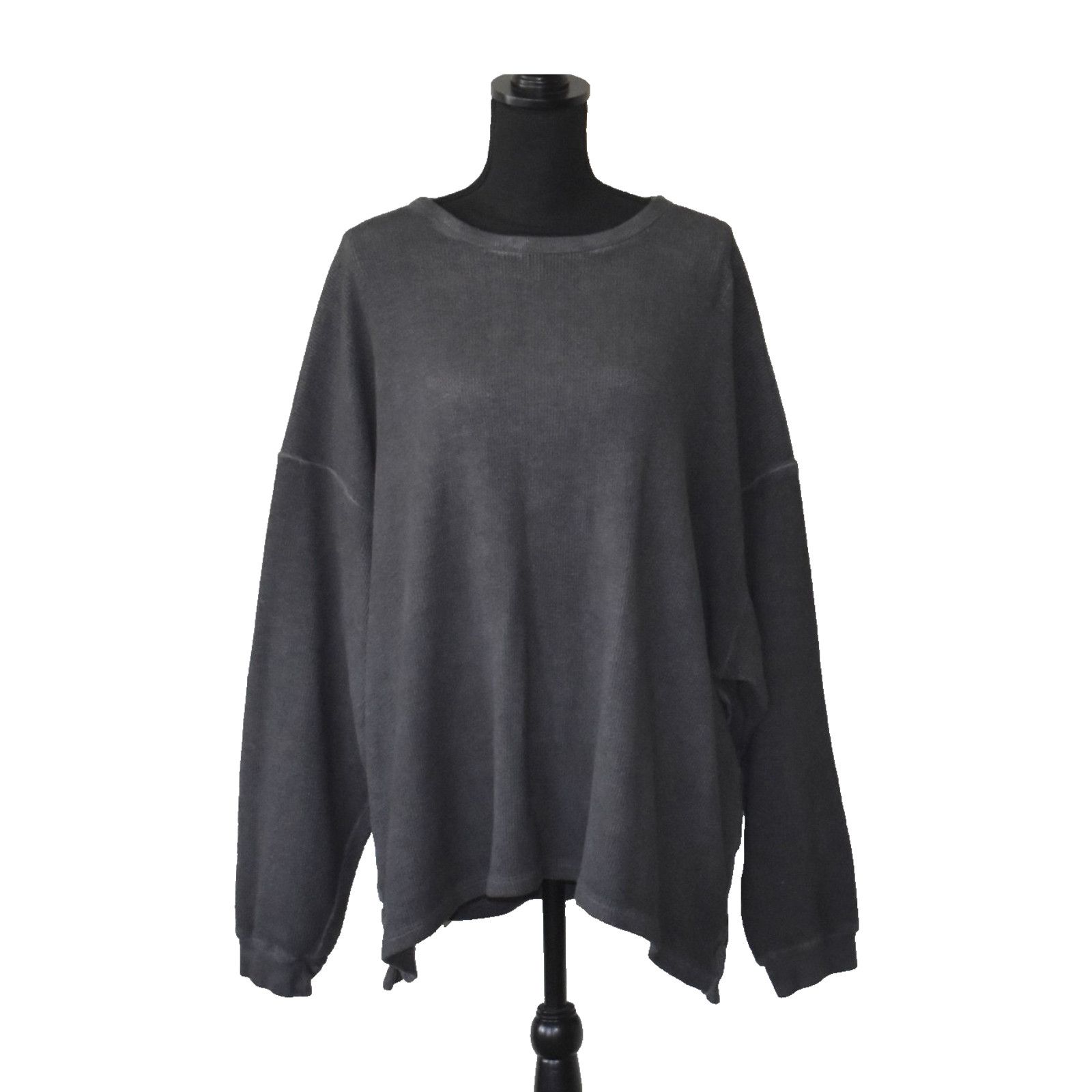 J.S. Homestead J.S. HOMESTEAD Grey Vintage Wash Cotton Sweatshirt Size L Size US L / EU 52-54 / 3 - 1 Thumbnail