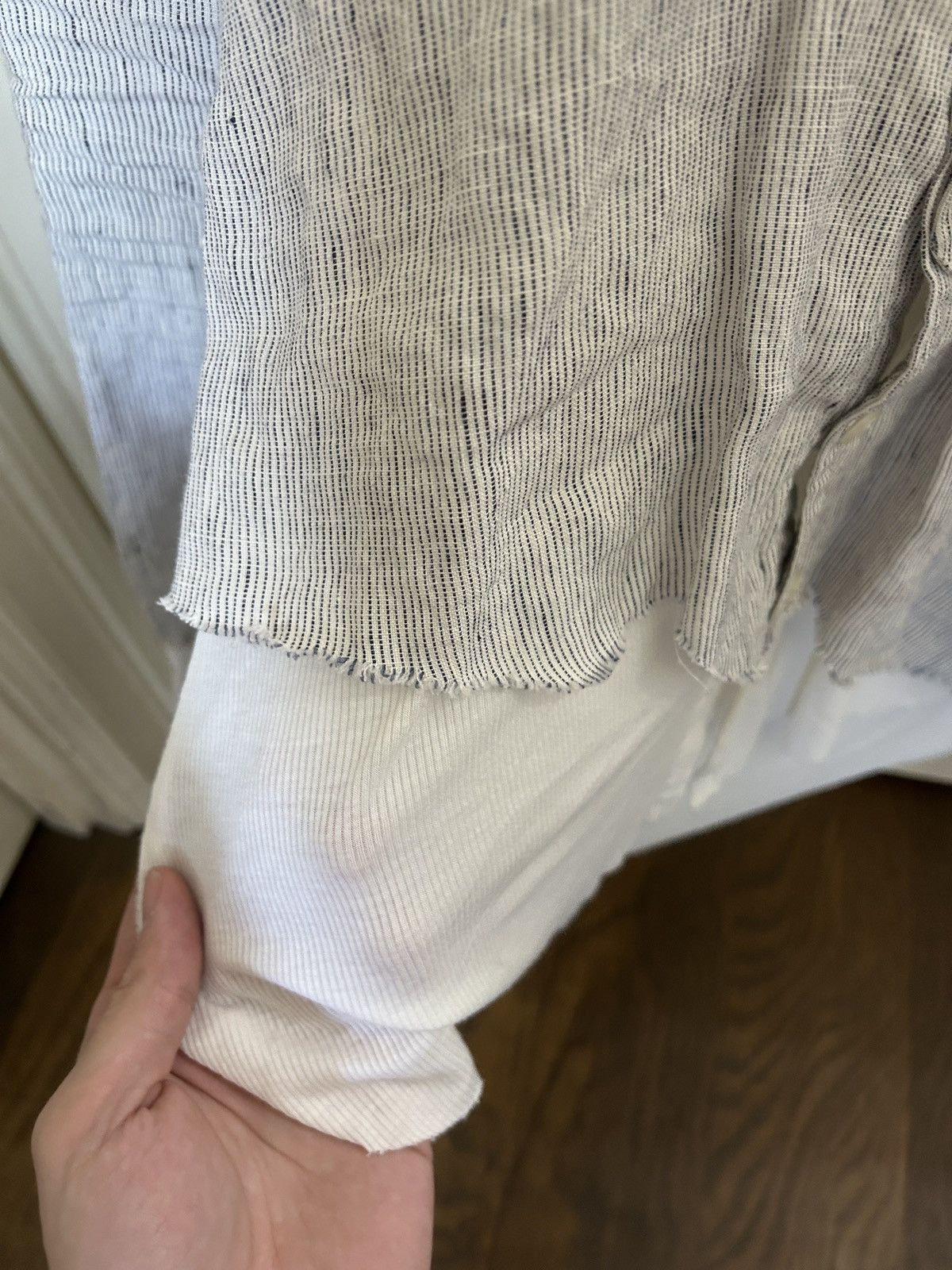 Greg Lauren Greg Lauren Button Up Deconstructed Blouse Size US S / EU 44-46 / 1 - 5 Thumbnail