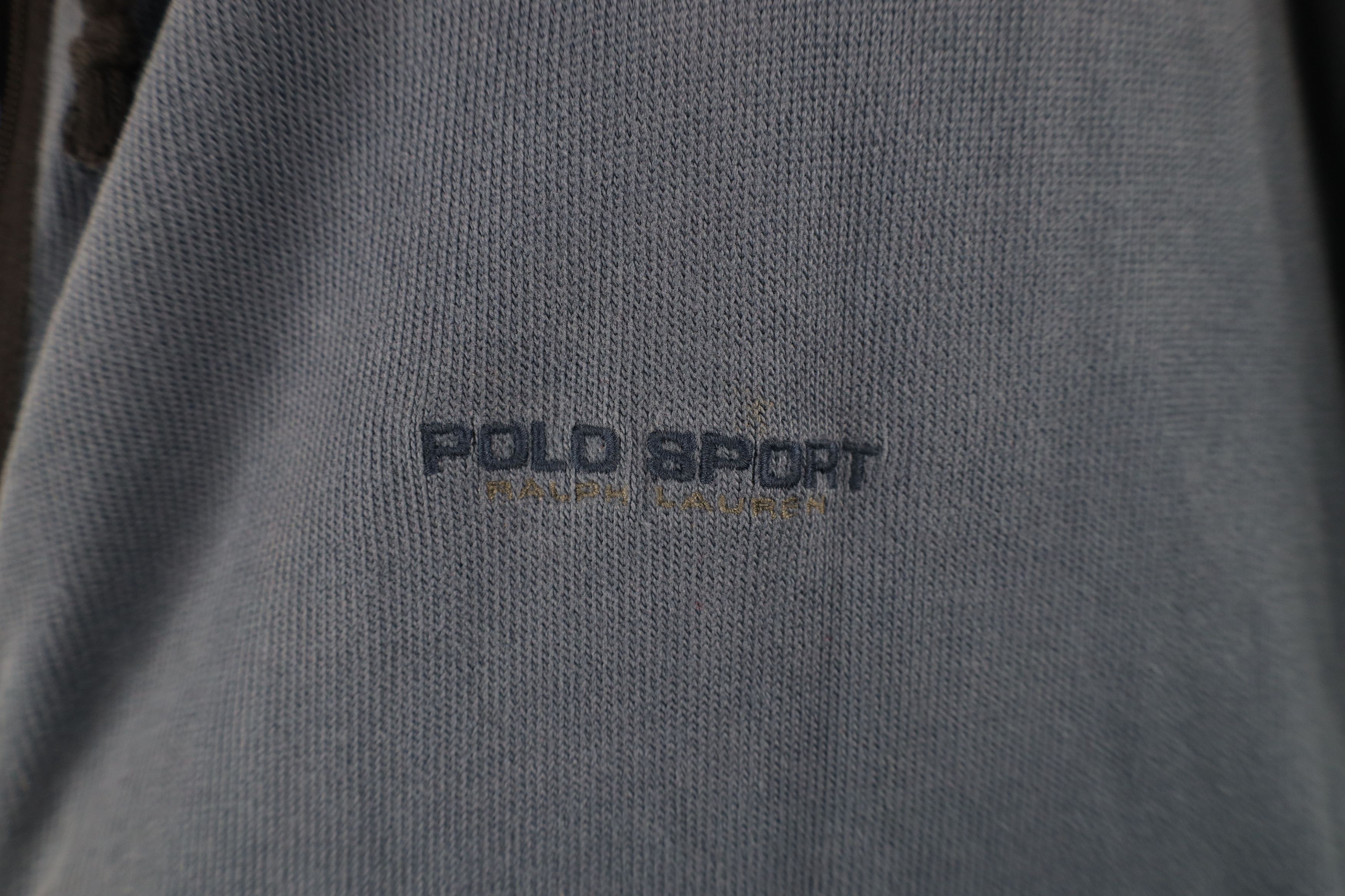 Ralph Lauren × Vintage Vintage 90s Polo Sport Ralph Lauren Block Full Zip Hoodie Size US XL / EU 56 / 4 - 4 Thumbnail
