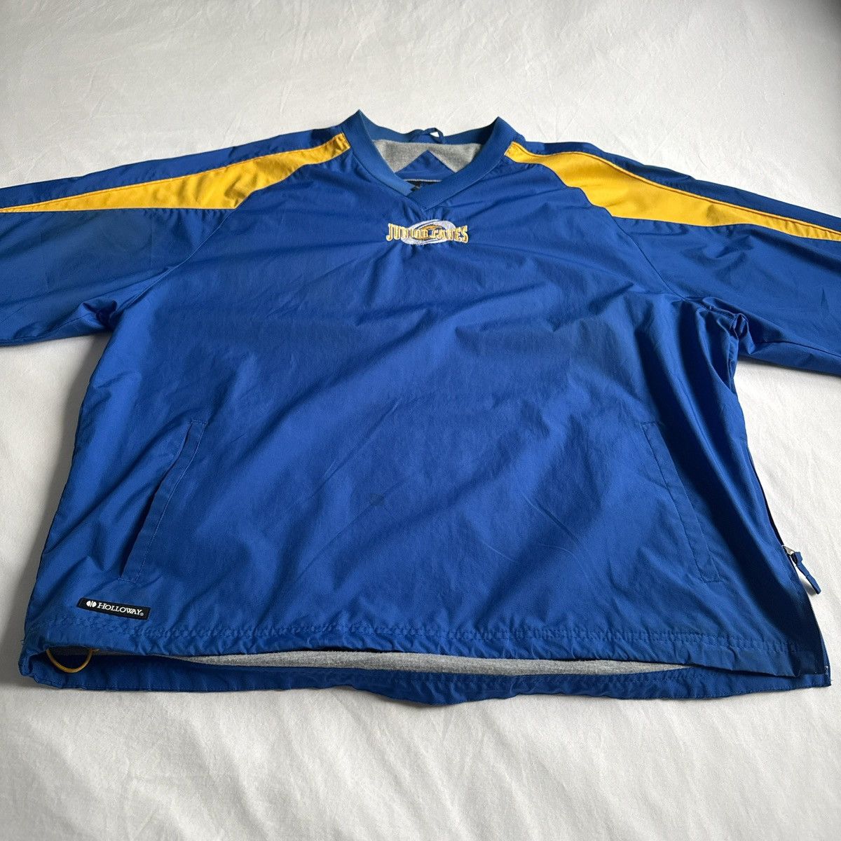 Holloway Vintage Holloway Blue & Yellow Windbreaker Pullover Large Size US L / EU 52-54 / 3 - 5 Thumbnail