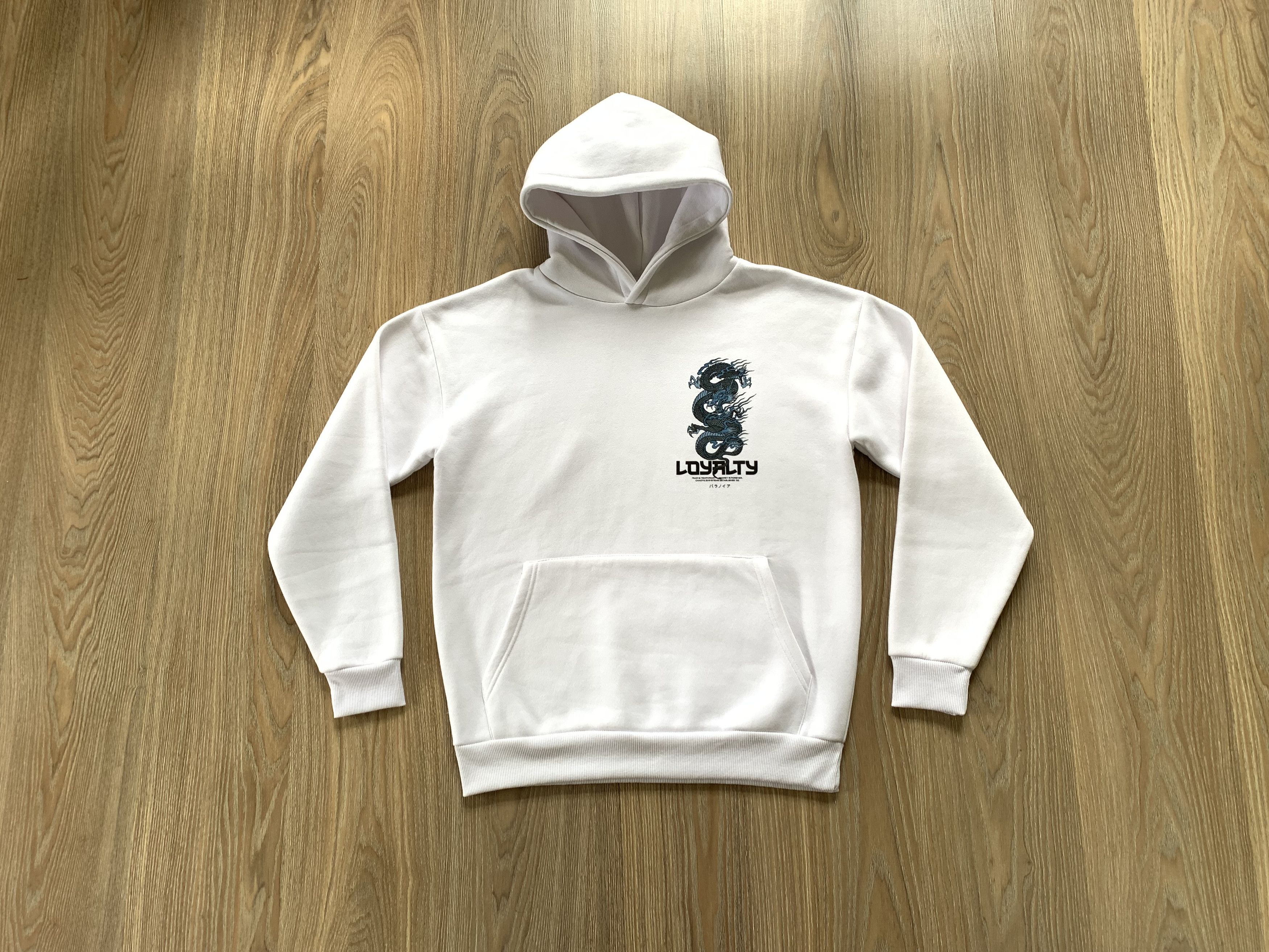Designer Black Squad White Printed Hoodie Size US S / EU 44-46 / 1 - 9 Thumbnail