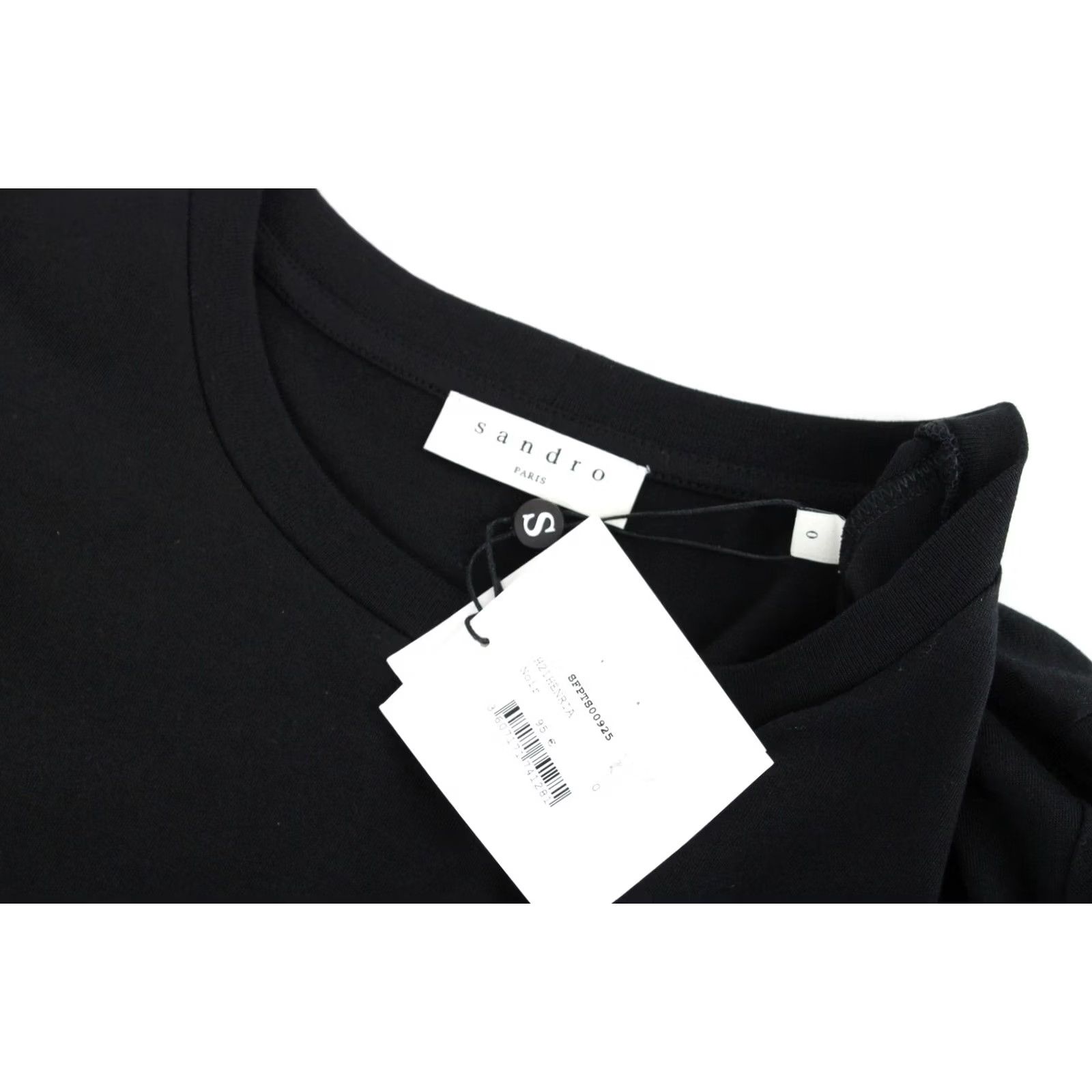 Sandro SANDRO Henria T-Shirt X Small For The Future Printed Women's Size XS / US 0-2 / IT 36-38 - 4 Thumbnail