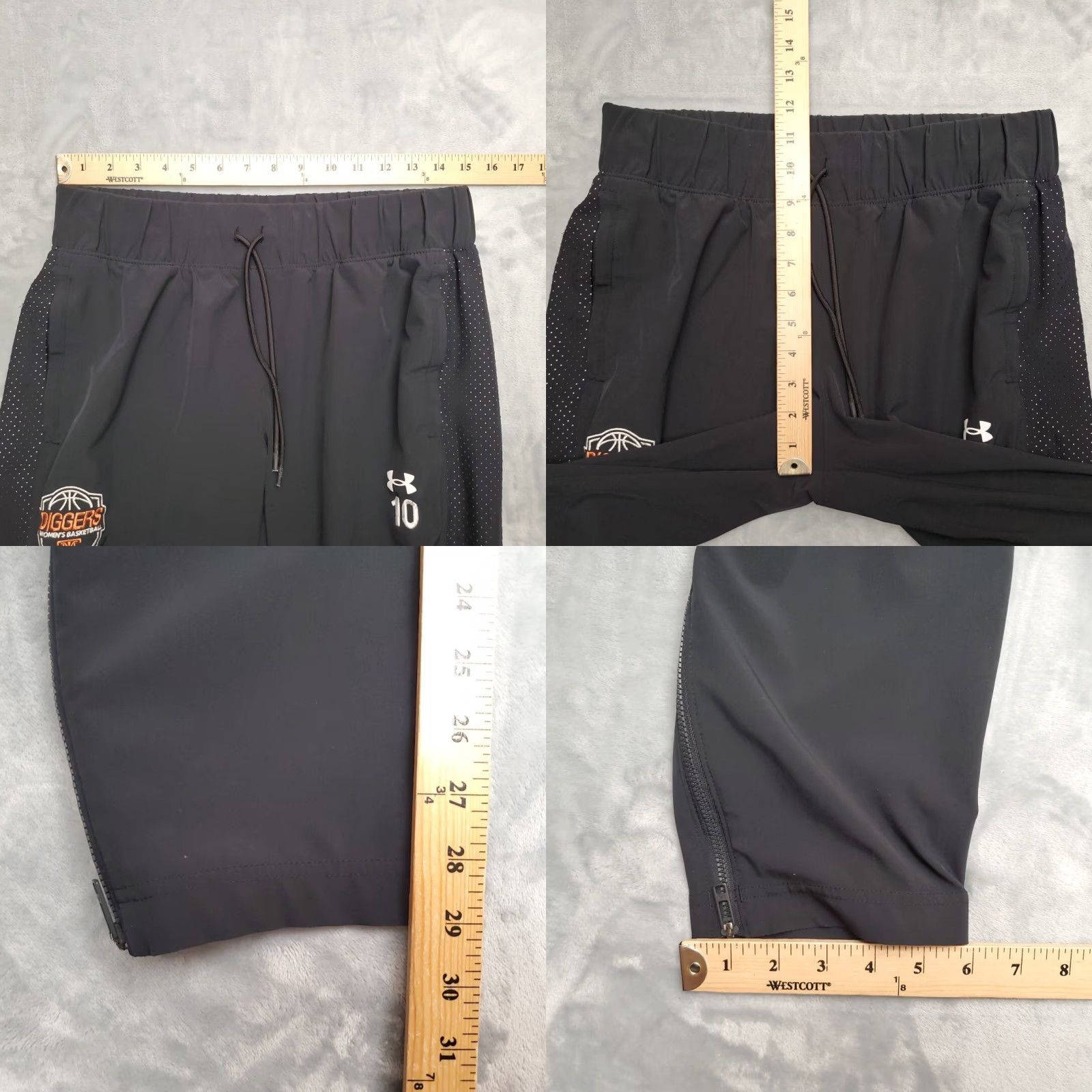 Under Armour Under Armour Montana Tech Pants Womens M Jogger Black Outdoor Athleisure 90s Football Butte Ore Diggers Squad 3.0 Mens? Size 32" / US 10 / IT 46 - 9 Thumbnail