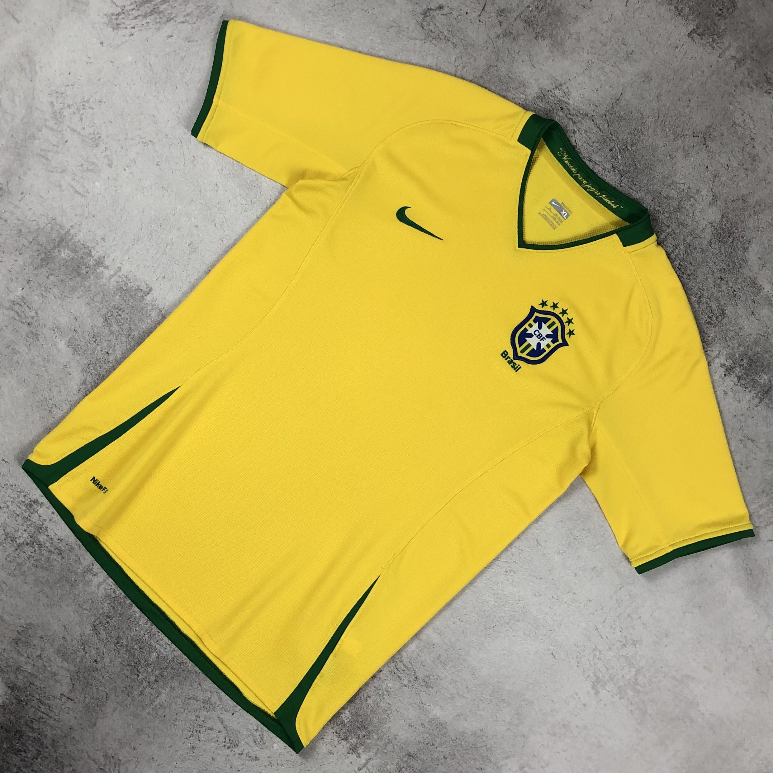 Nike Brazil 2008-2010 Nike Home Soccer Jersey youth XL Size US S / EU 44-46 / 1 - 6 Thumbnail