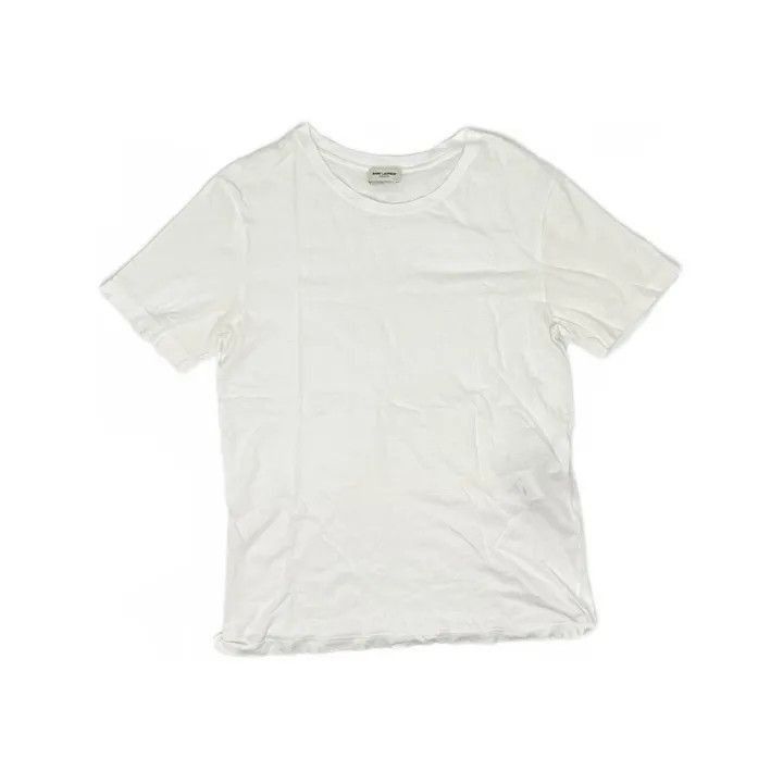 Saint Laurent Paris Yves Saint Laurent White Short Sleeve T-Shirt-2507 Size US M / EU 48-50 / 2 - 8 Thumbnail