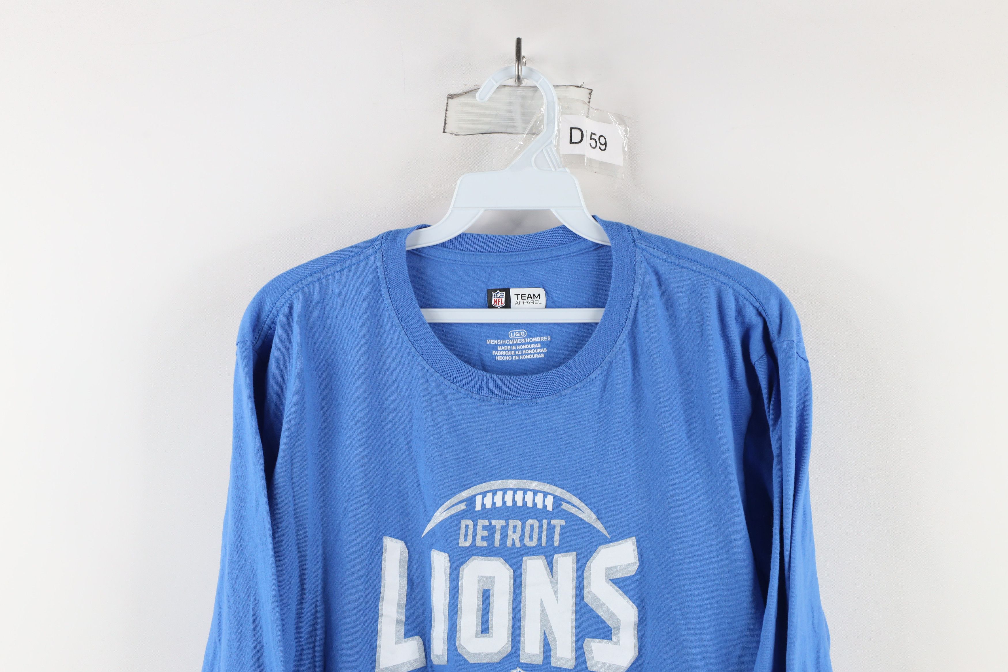 Vintage Vintage Spell Out Detroit Lions Football Long Sleeve T-Shirt Size US L / EU 52-54 / 3 - 2 Thumbnail
