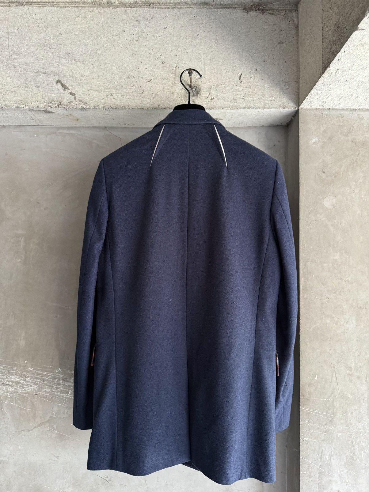 Paul Smith PAUL SMITH Archive Dark Navy Wool Tailored Jacket Size 46S - 2 Thumbnail