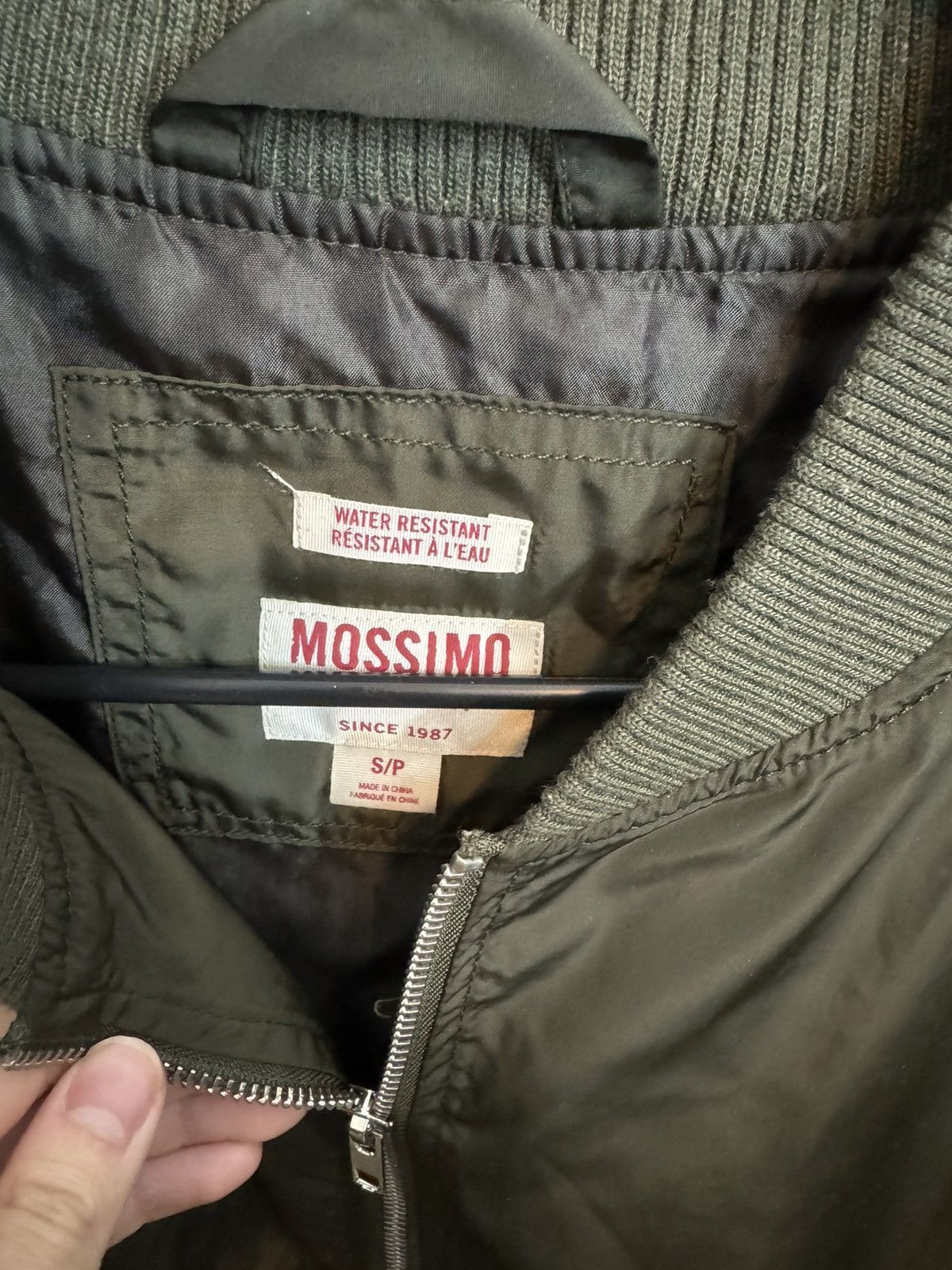 Mossimo Mossimo Olive Green Bomber Jacket Size US S / EU 44-46 / 1 - 2 Thumbnail