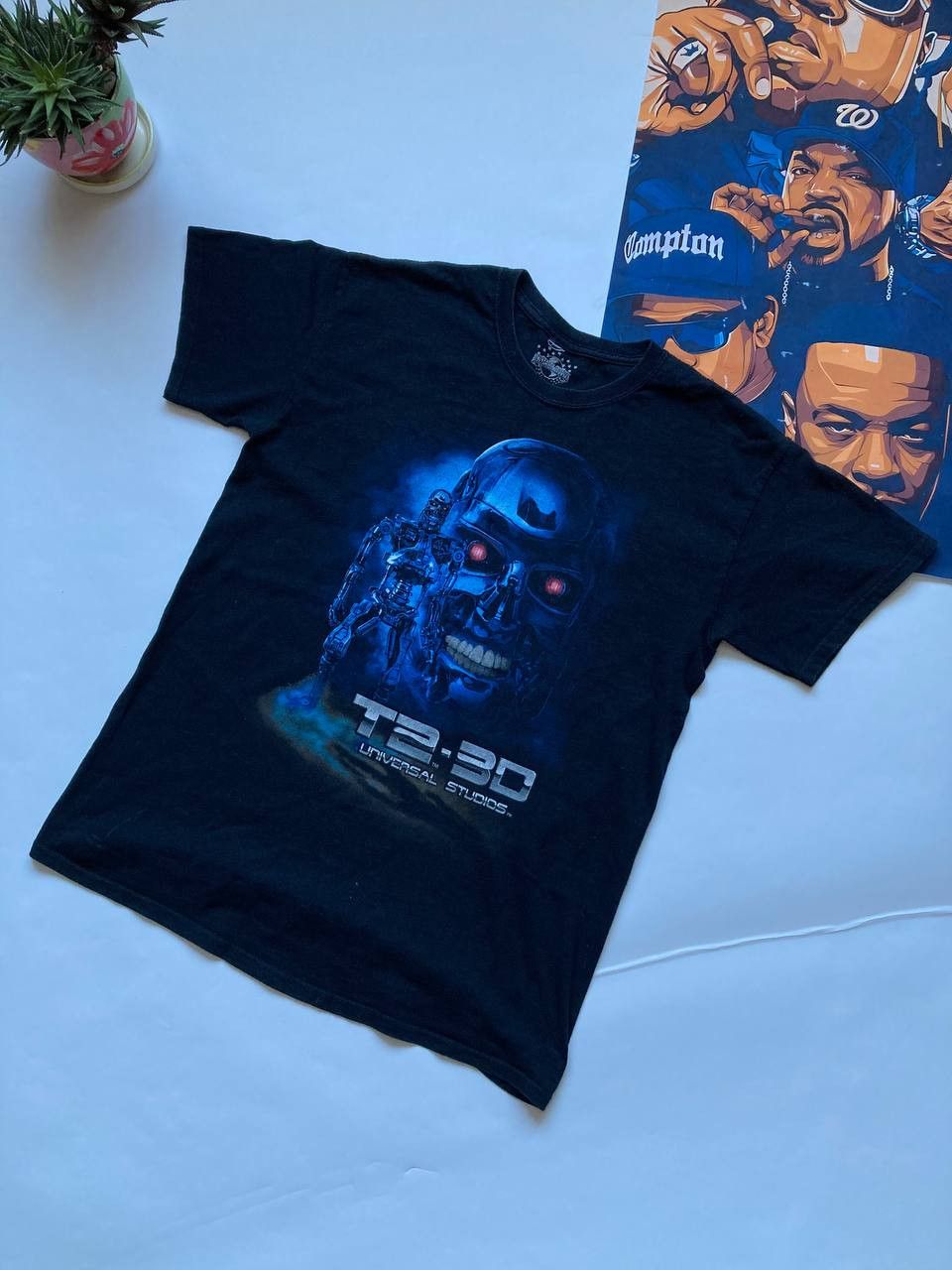 Universal Studios VERY RARE Vintage Terminator 2 T2 T-Shirt y2K Size US M / EU 48-50 / 2 - 1 Thumbnail