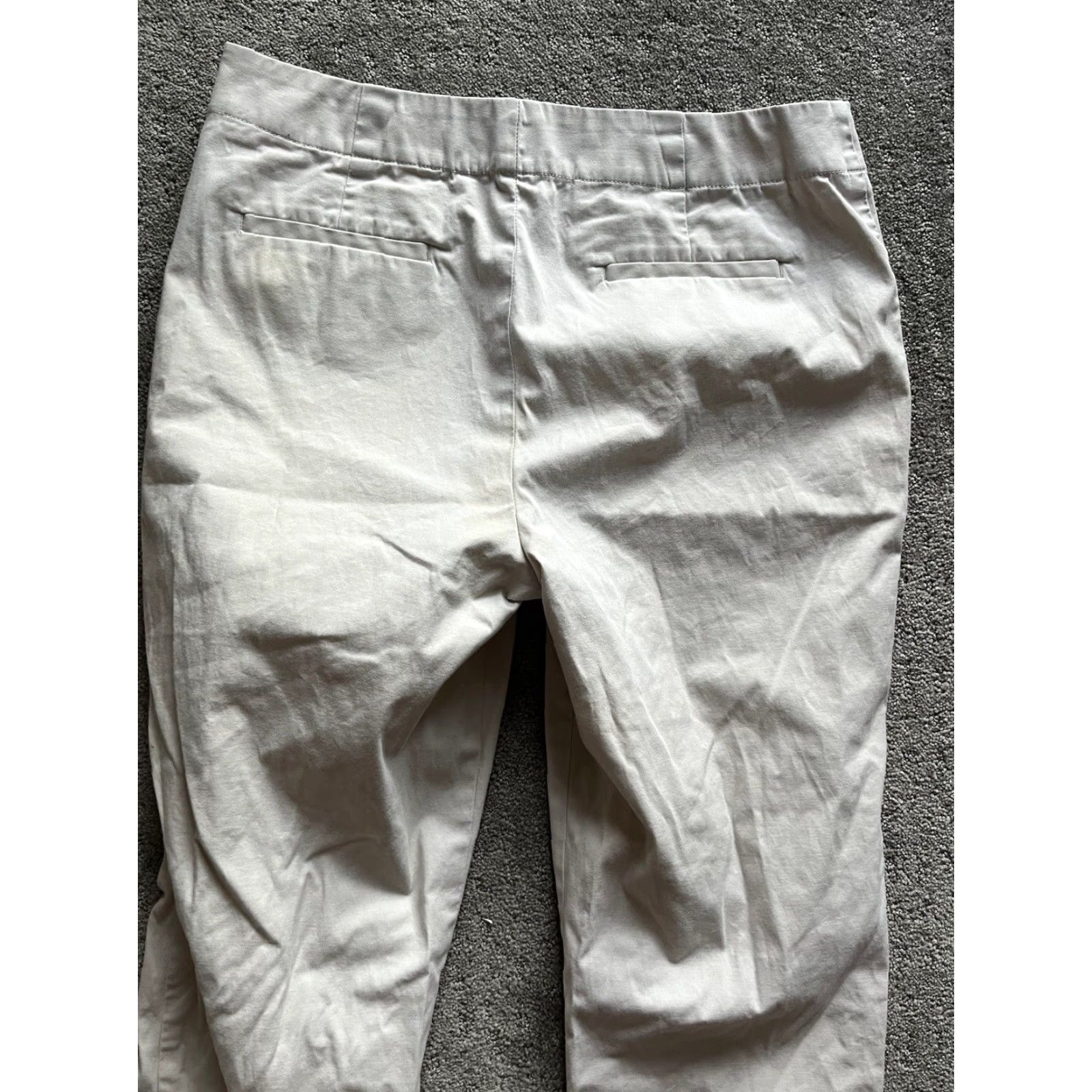 Talbots Talbots Woman Heritage Pants 10P Petite Flat Front Beige Ivory Pant Women's Petite 10P Flat Front Beige Talbots Pants Size 32" / US 10 / IT 46 - 3 Thumbnail