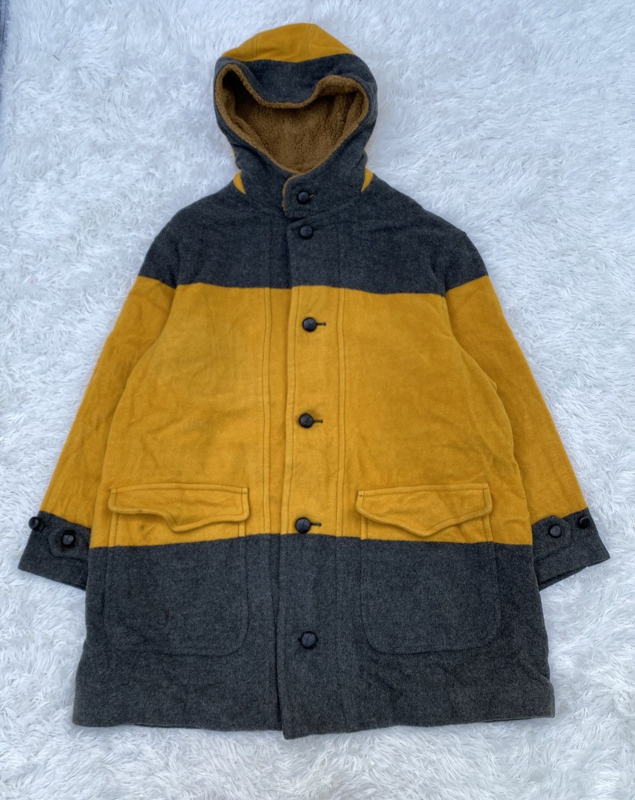 If Six Was Nine Mitsuhiro Matsuda Nicole club Wool Hooded Parkas Jacket Size US L / EU 52-54 / 3 - 1 Thumbnail