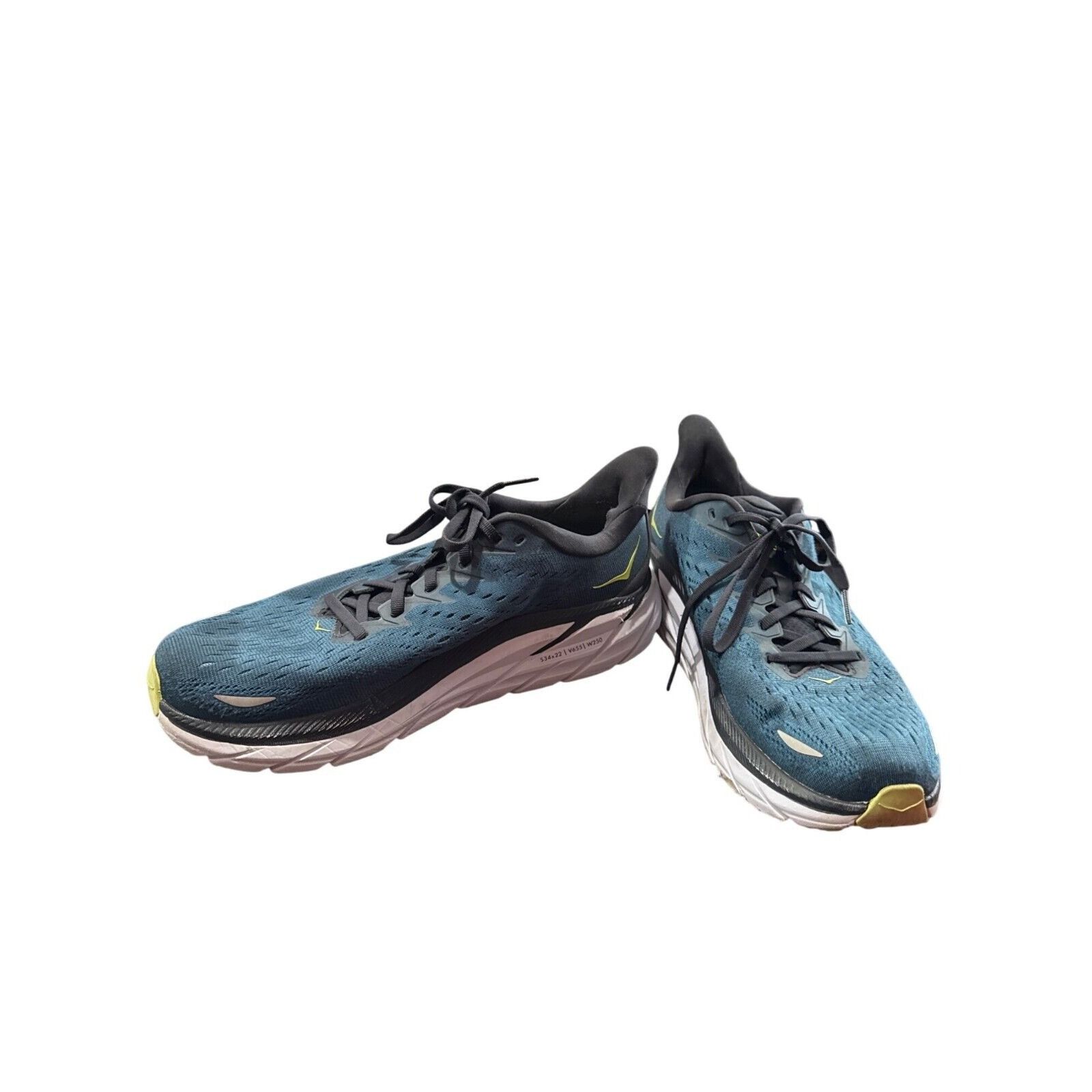 Hoka Hoka Clifton 8 Mens Blue Running Sneakers Shoes 10D SKU 8121 Size US 10 / EU 43 - 2 Thumbnail