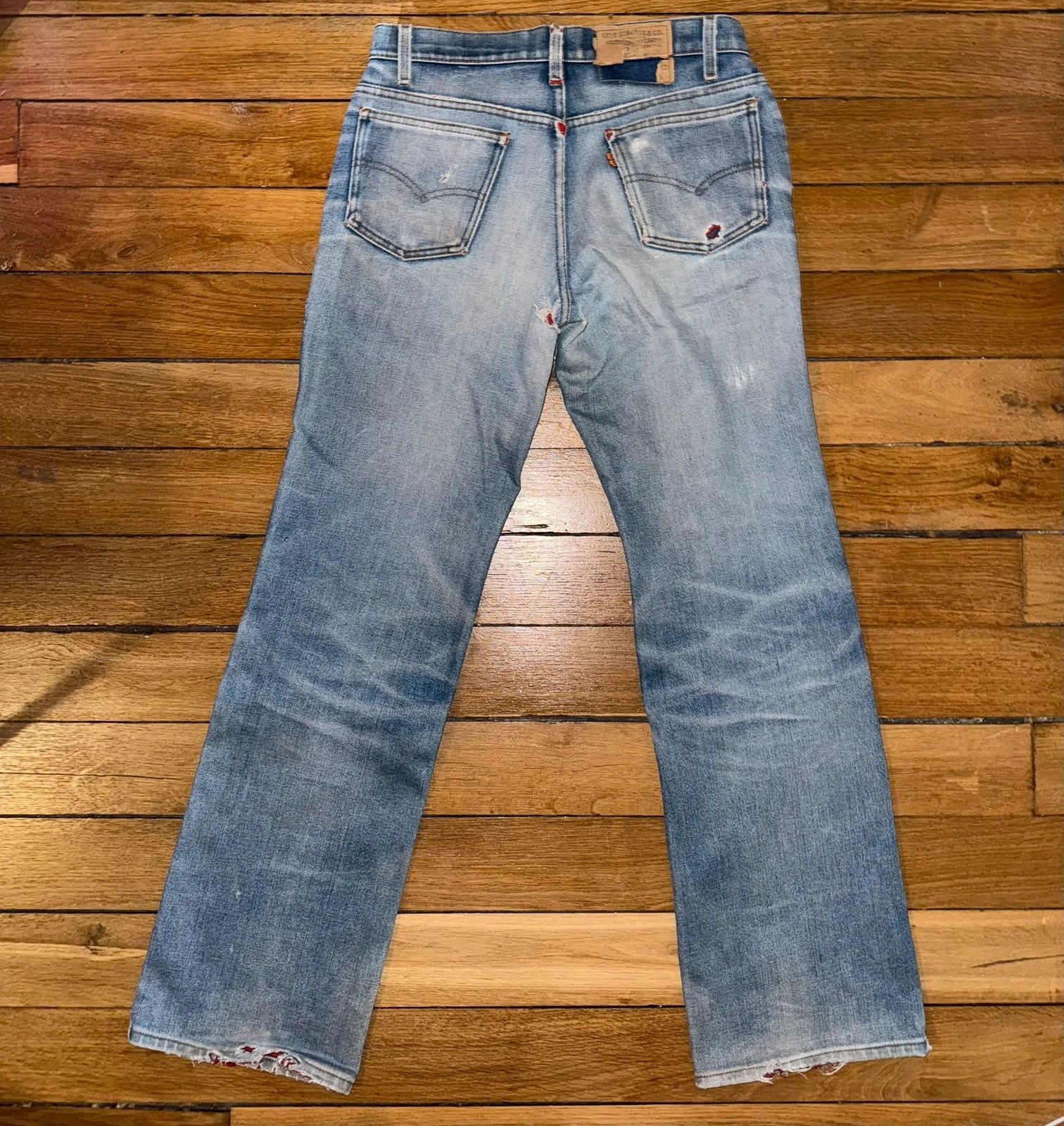 Levi's Levi’s Reworked Orange Tab Jeans Size US 30 / EU 46 - 2 Thumbnail