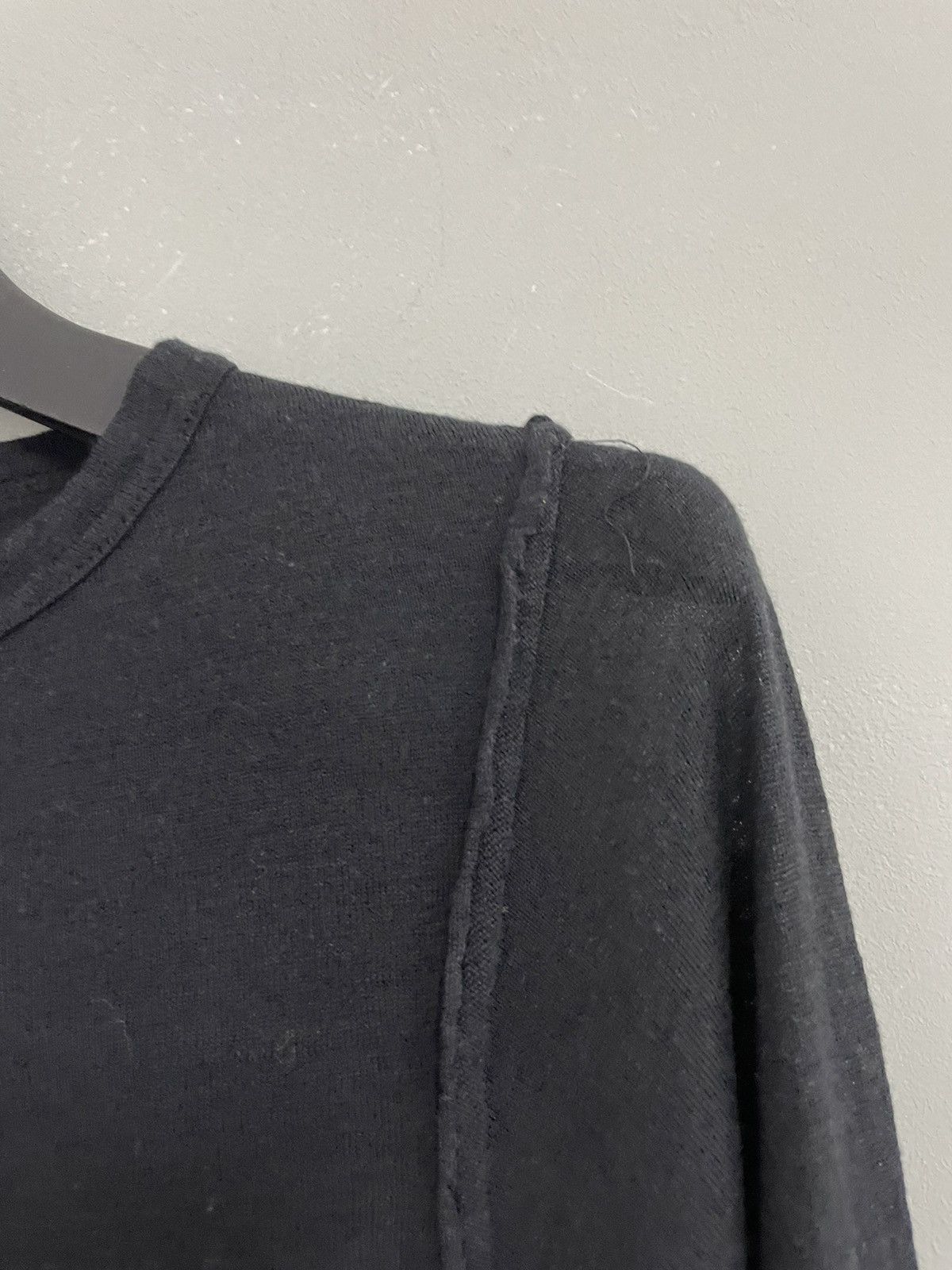 Yohji Yamamoto YOHJI YAMAMOTO T Shirt Longsleeve Wool Elbow Nylon Size M / US 6-8 / IT 42-44 - 5 Thumbnail
