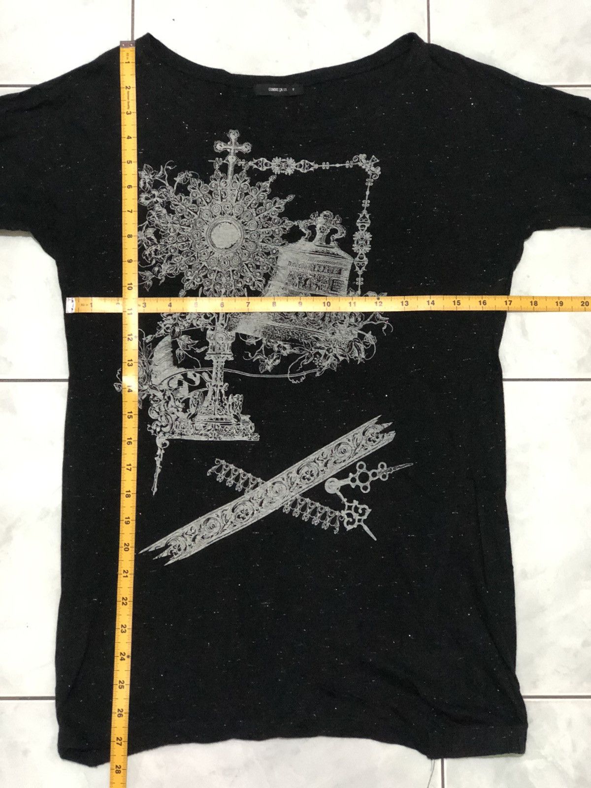 If Six Was Nine Comme Ca ism Midnigt Gothic Darkness Tee Size ONE SIZE - 18 Thumbnail