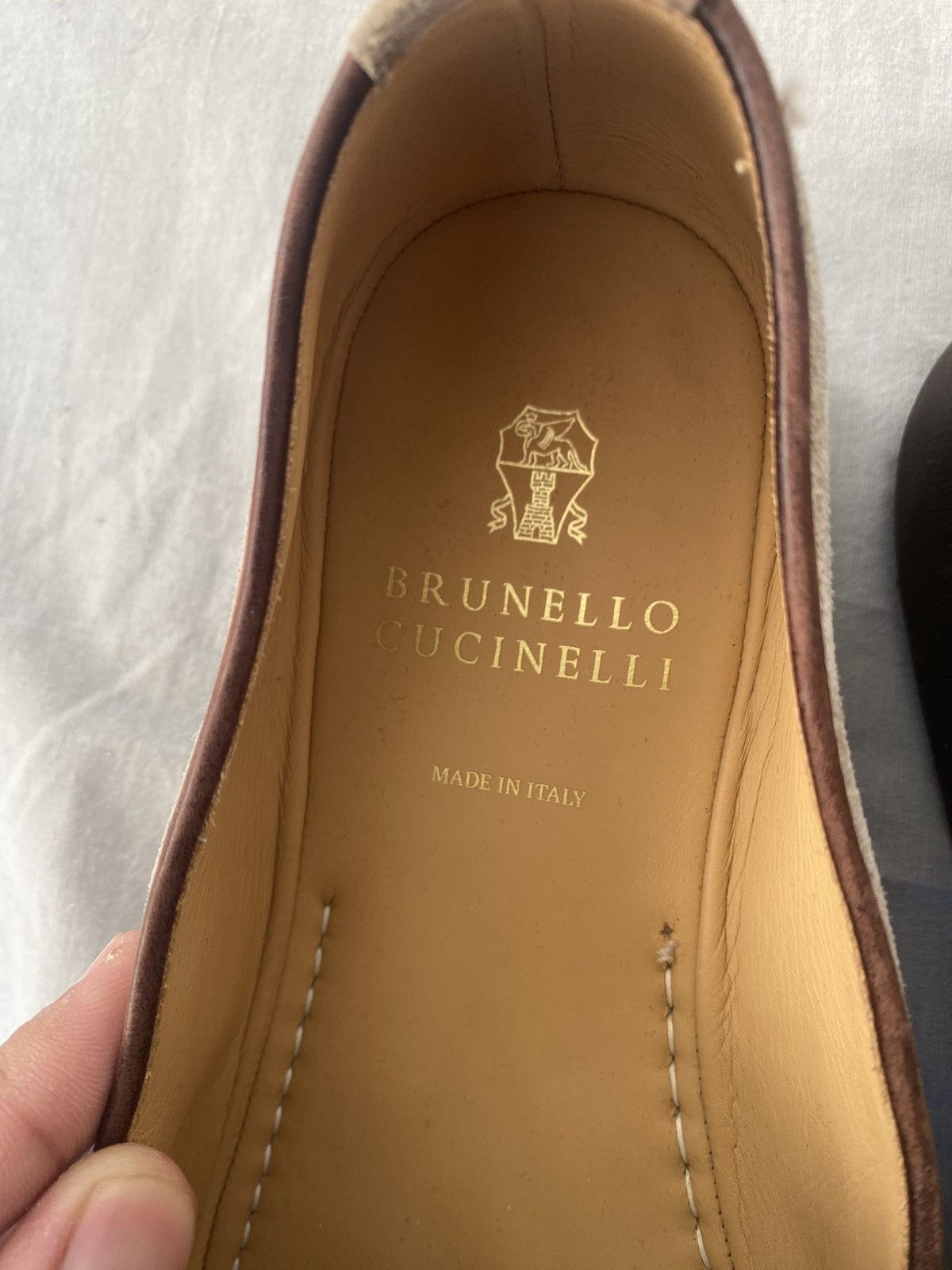 Brunello Cucinelli Brunello Cicnelli Suede Penny Loafers Size US 10 / EU 43 - 6 Thumbnail