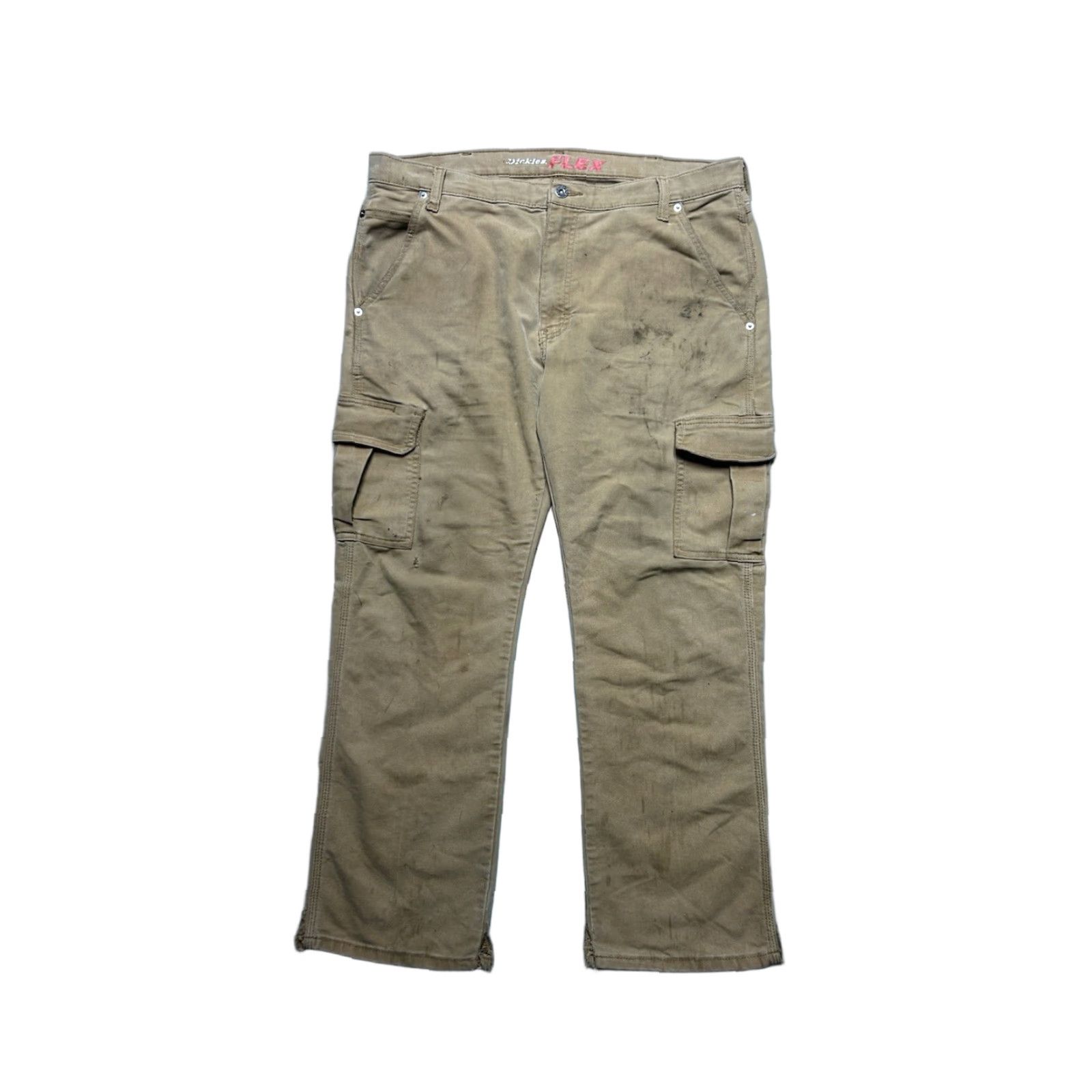 Dickies Dickies Cargo Pants Brown Canvas 38x28 Men Regular Workwear Grunge Skater Style Cargo Pants Size US 38 / EU 54 - 1 Thumbnail