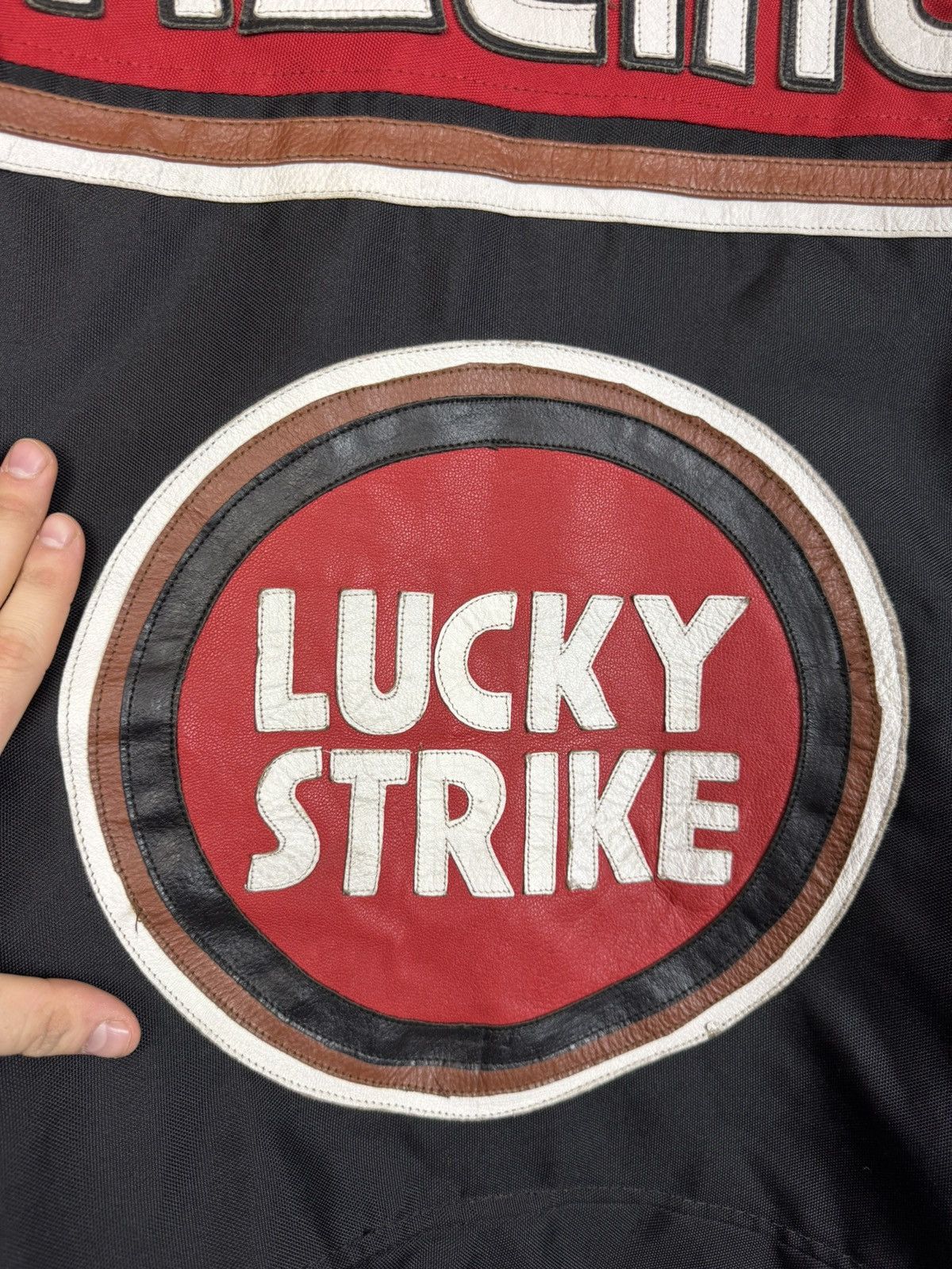 Other Vintage Lucky Strike Racing Moto Jacket Men’s Y2K Size US XL / EU 56 / 4 - 20 Thumbnail