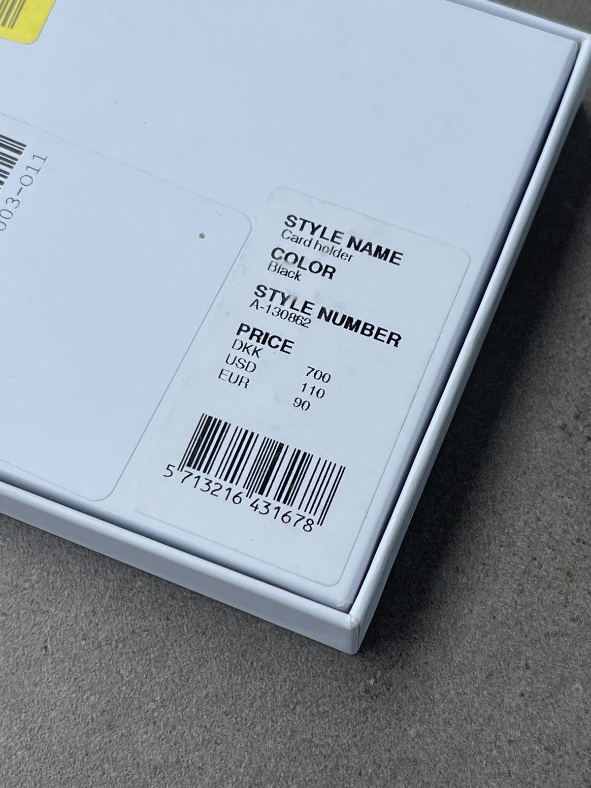 Han Kjobenhavn !DS! SS22 Han Kjobenhavn Small Logo Black Card Holder Size ONE SIZE - 14 Thumbnail