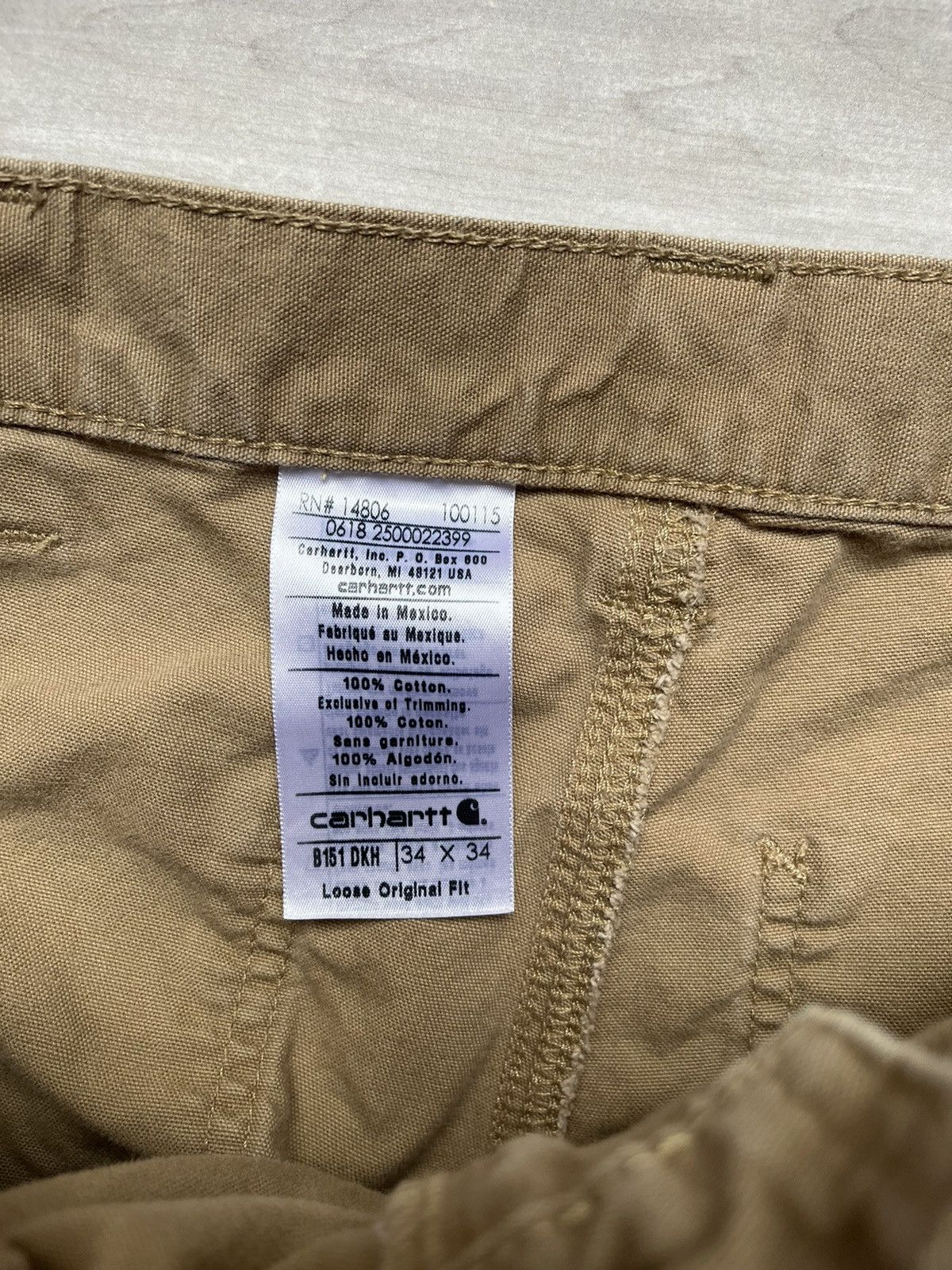 Carhartt × Vintage Vintage Carhartt Loose Og Fit Size:34x34 Size US 34 / EU 50 - 8 Thumbnail