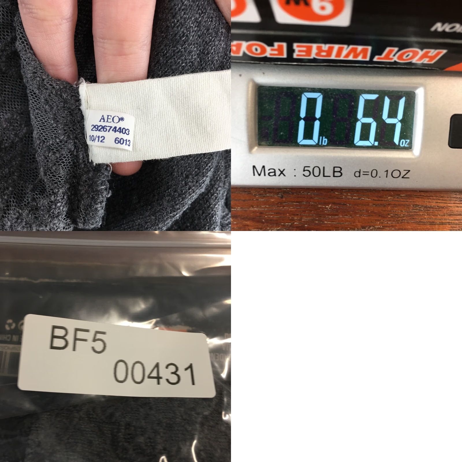 American Eagle Outfitters American Eagle Outfitters Cardigan Drape 3/4 Sleeve Gray Open Front Womens M Knit Sweater Size M / US 6-8 / IT 42-44 - 10 Thumbnail