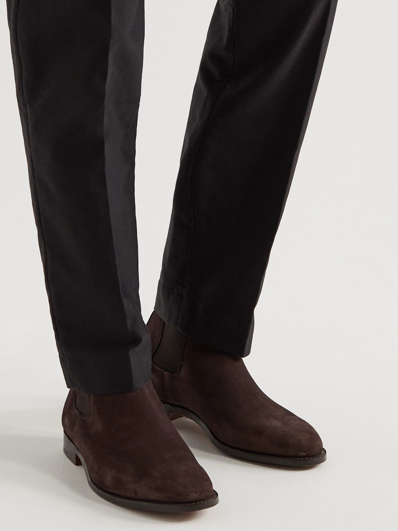 Tricker's Tricker's Gigio Chelsea Boots - Coffee Ox Reverse Suede Size US 8.5 / EU 41-42 - 5 Thumbnail