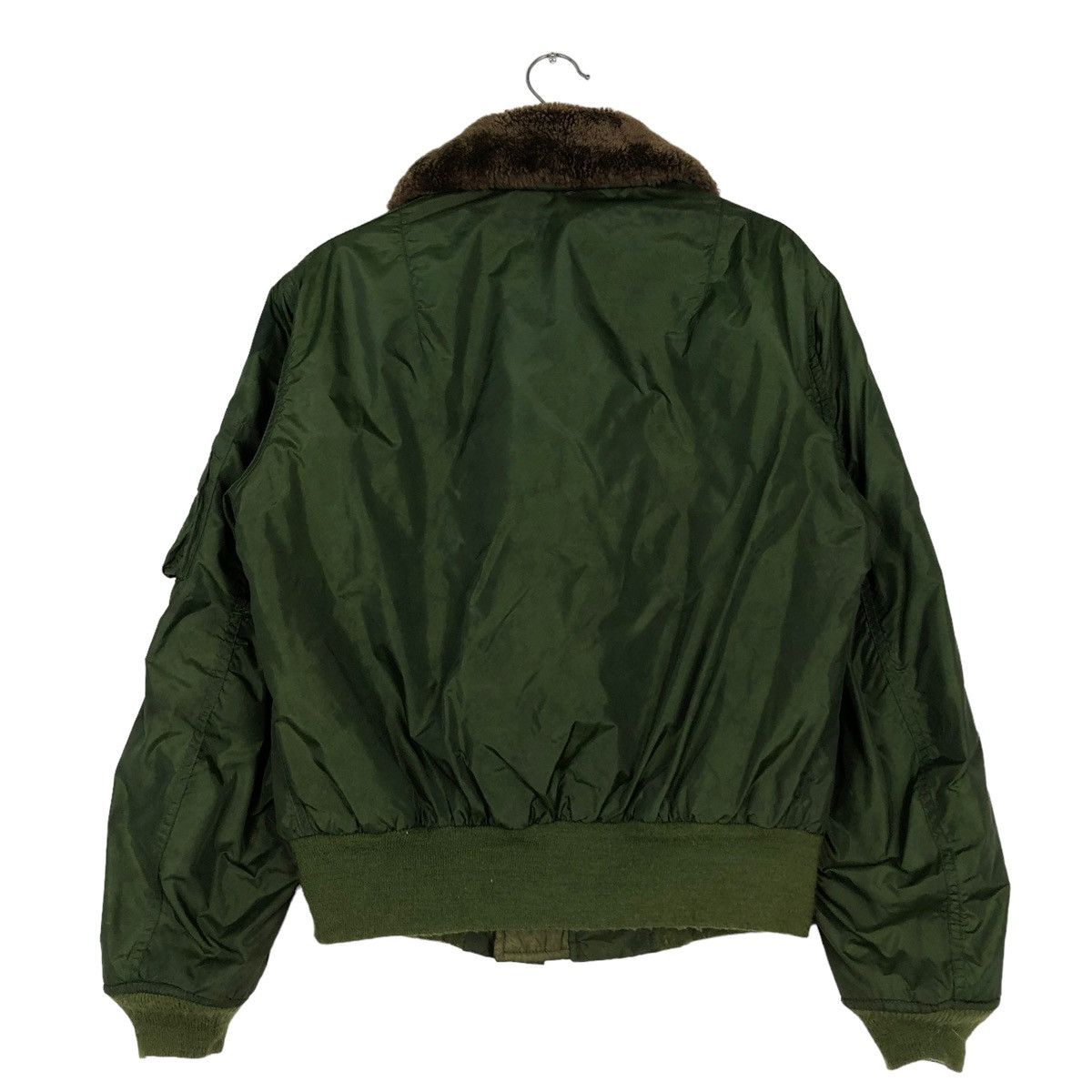 Avirex 🔥VINTAGE 70’s AVIREX USA BOMBER JACKET MINK FUR COLLAR Size US M / EU 48-50 / 2 - 8 Thumbnail