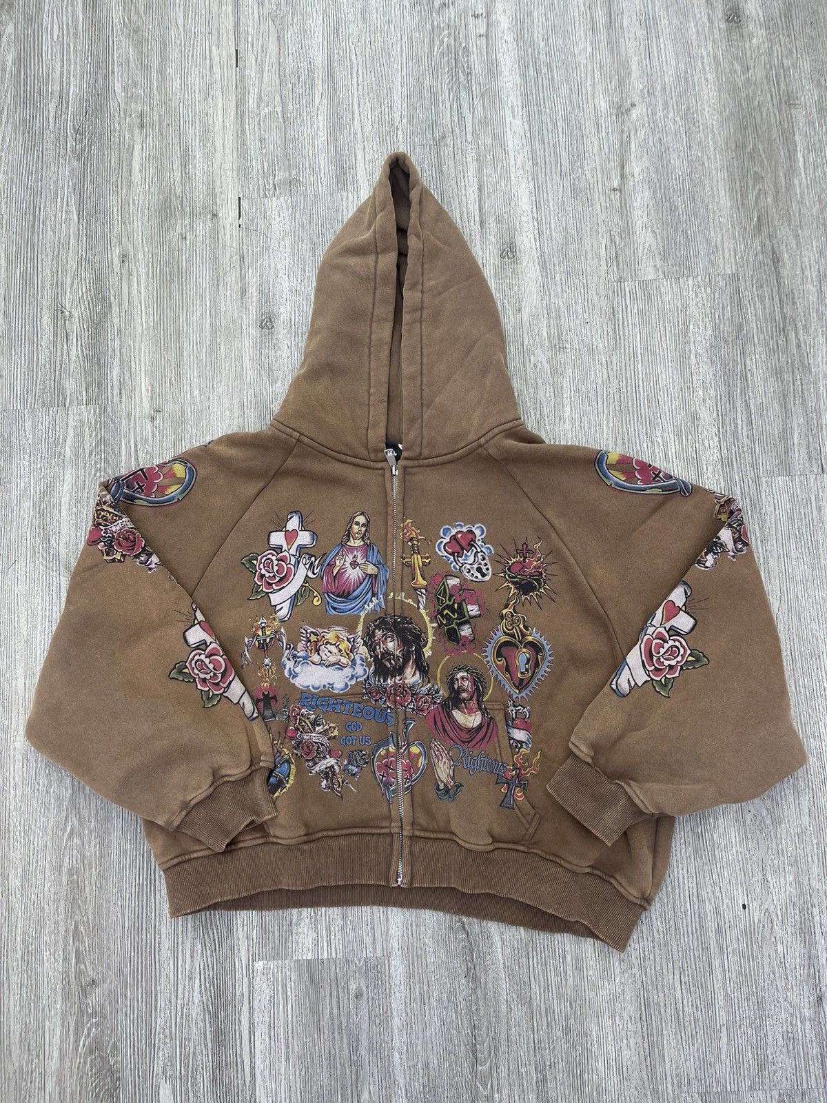Other Righteous zip up Hoodie brown Size US S / EU 44-46 / 1 - 1 Thumbnail