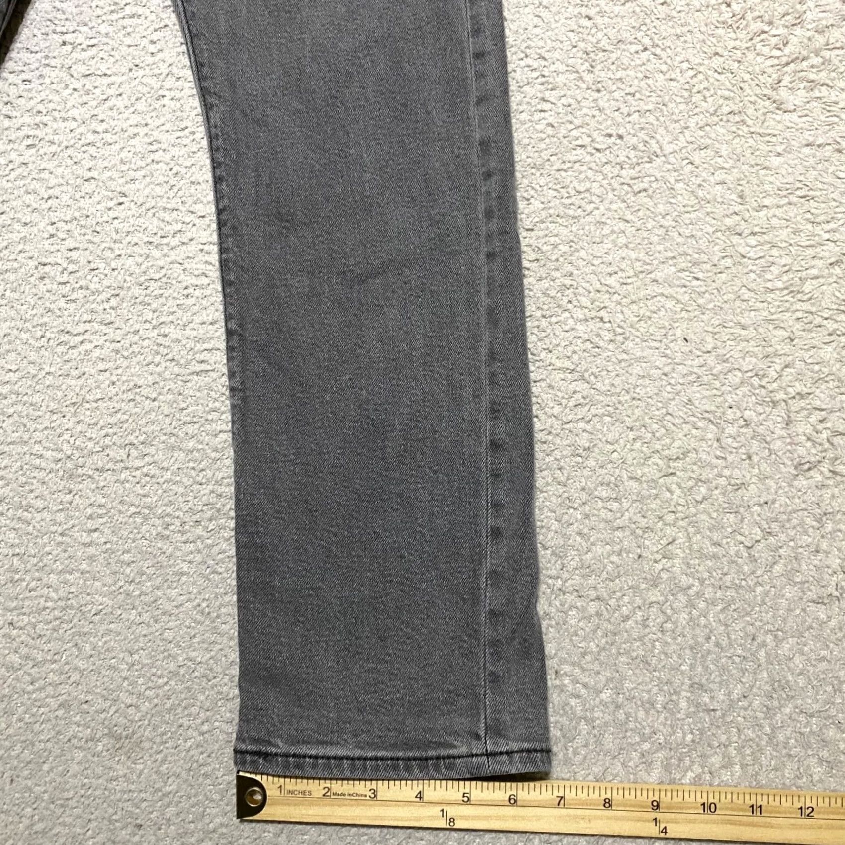 Levi's Levi's Womens Jeans Gray Denim Wedgie Straight Button Fly Medium Wash 90s Size 28" / US 6 / IT 42 - 6 Thumbnail
