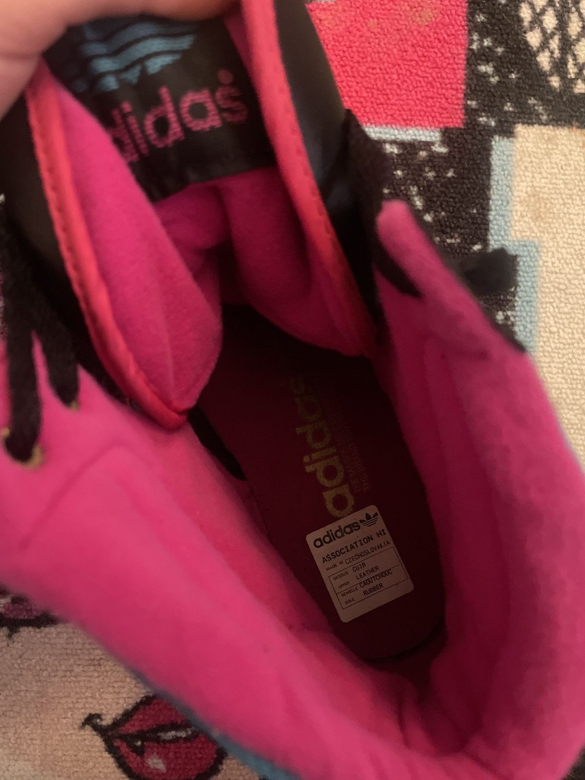 Adidas Vintage Adidas 80S Association high Czechoslovakia Size US 12 / EU 45 - 5 Thumbnail