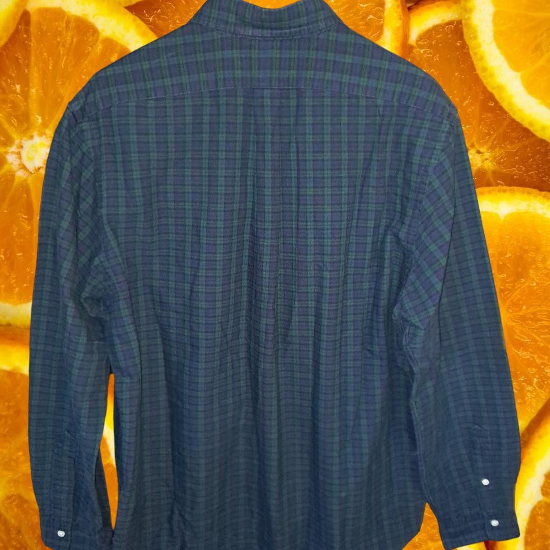 Ralph Lauren Ralph Lauren Plaid Button Up Shirt Green and Blue Size XL Size US XL / EU 56 / 4 - 6 Thumbnail