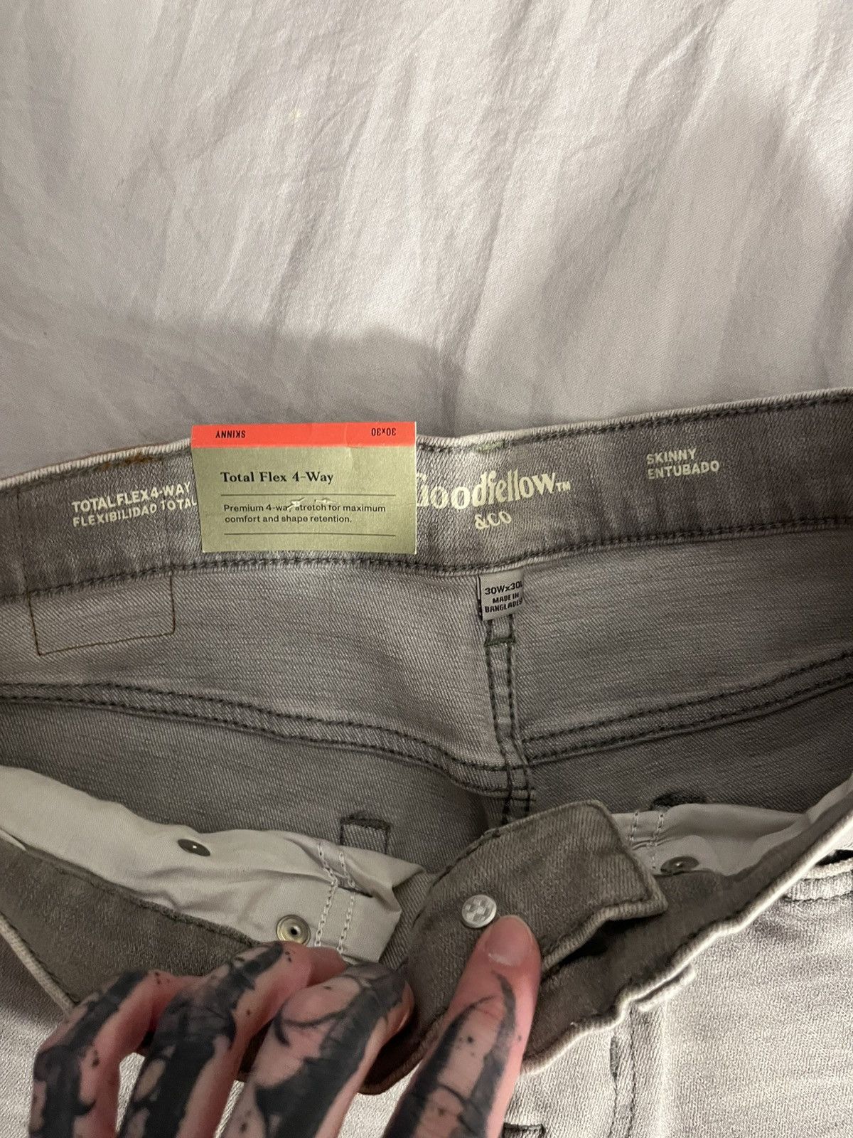 Other Gray good fellow jeans Size US 30 / EU 46 - 2 Thumbnail