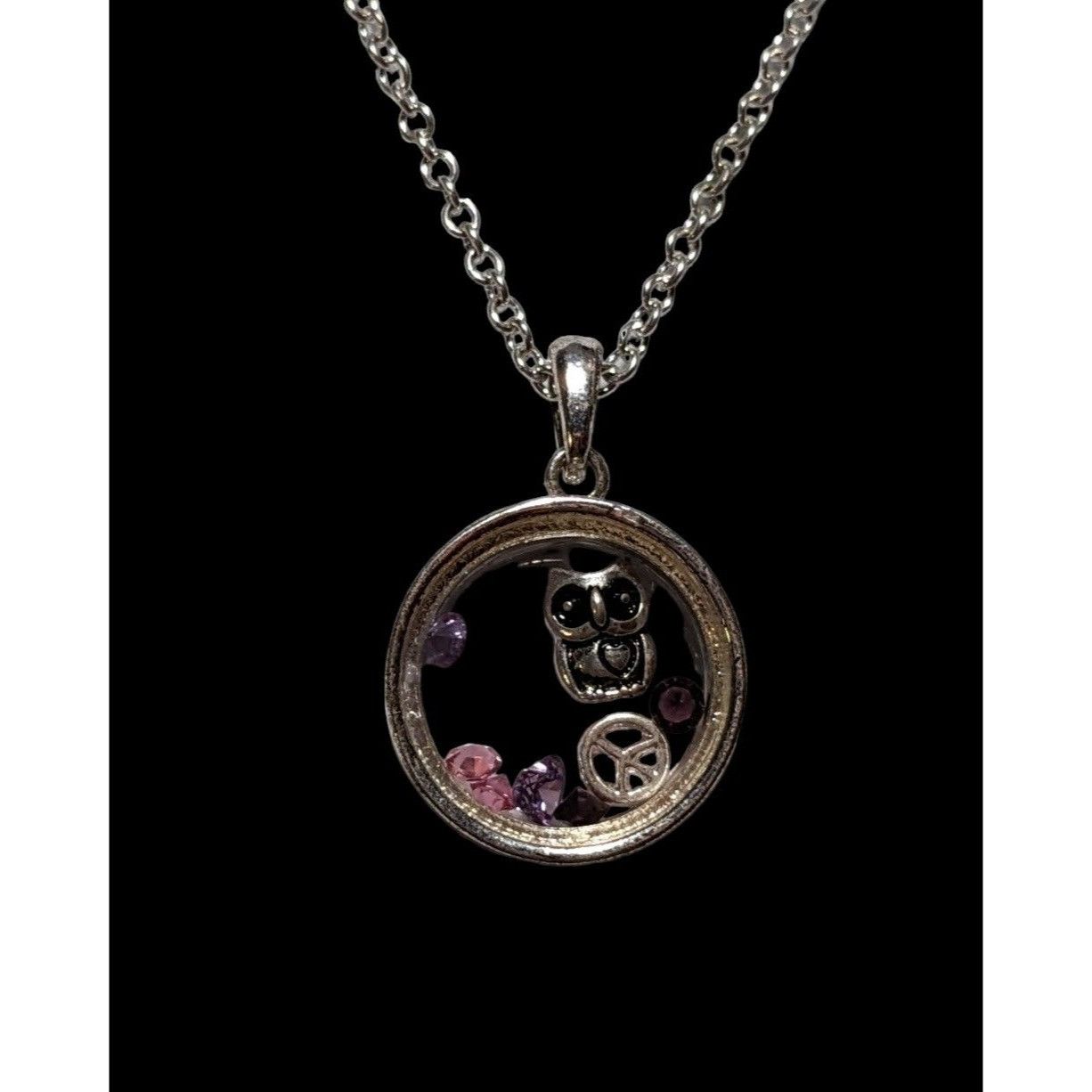Other Owl Floating Locket Necklace Size ONE SIZE - 1 Thumbnail